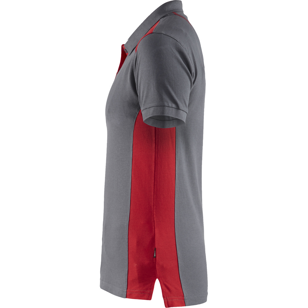 Blaklader Women's Polo Shirt, Grey/Red (3)