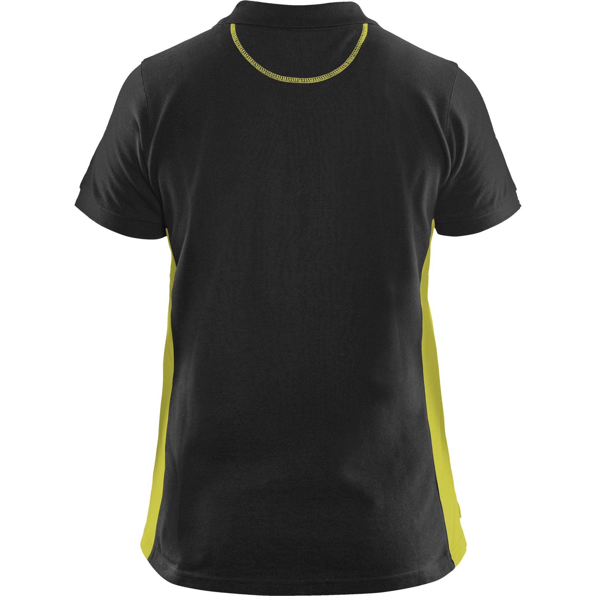 Blaklader Ladies Polo Shirt, Black/Yellow (4)