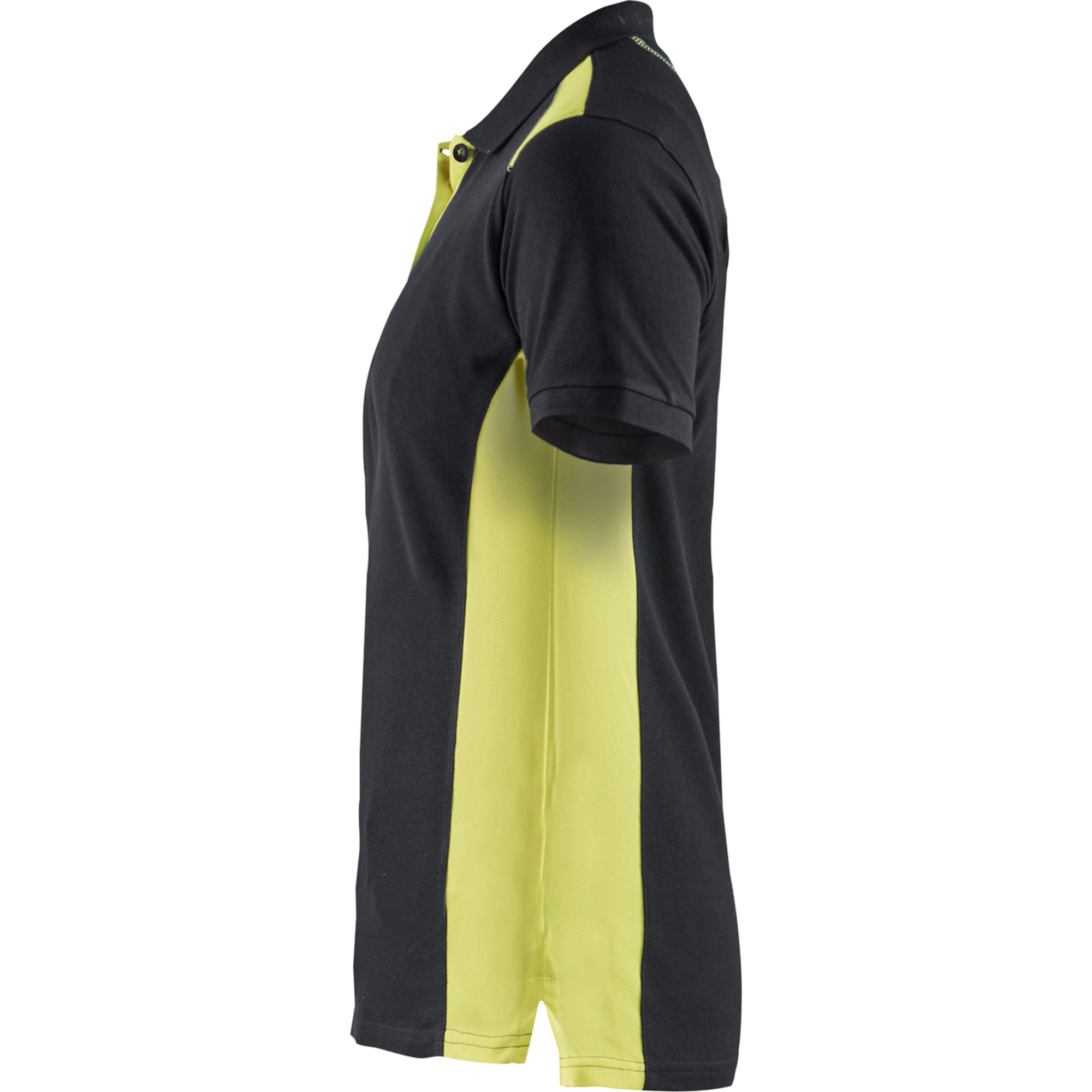 Blaklader Ladies Polo Shirt, Black/Yellow (3)