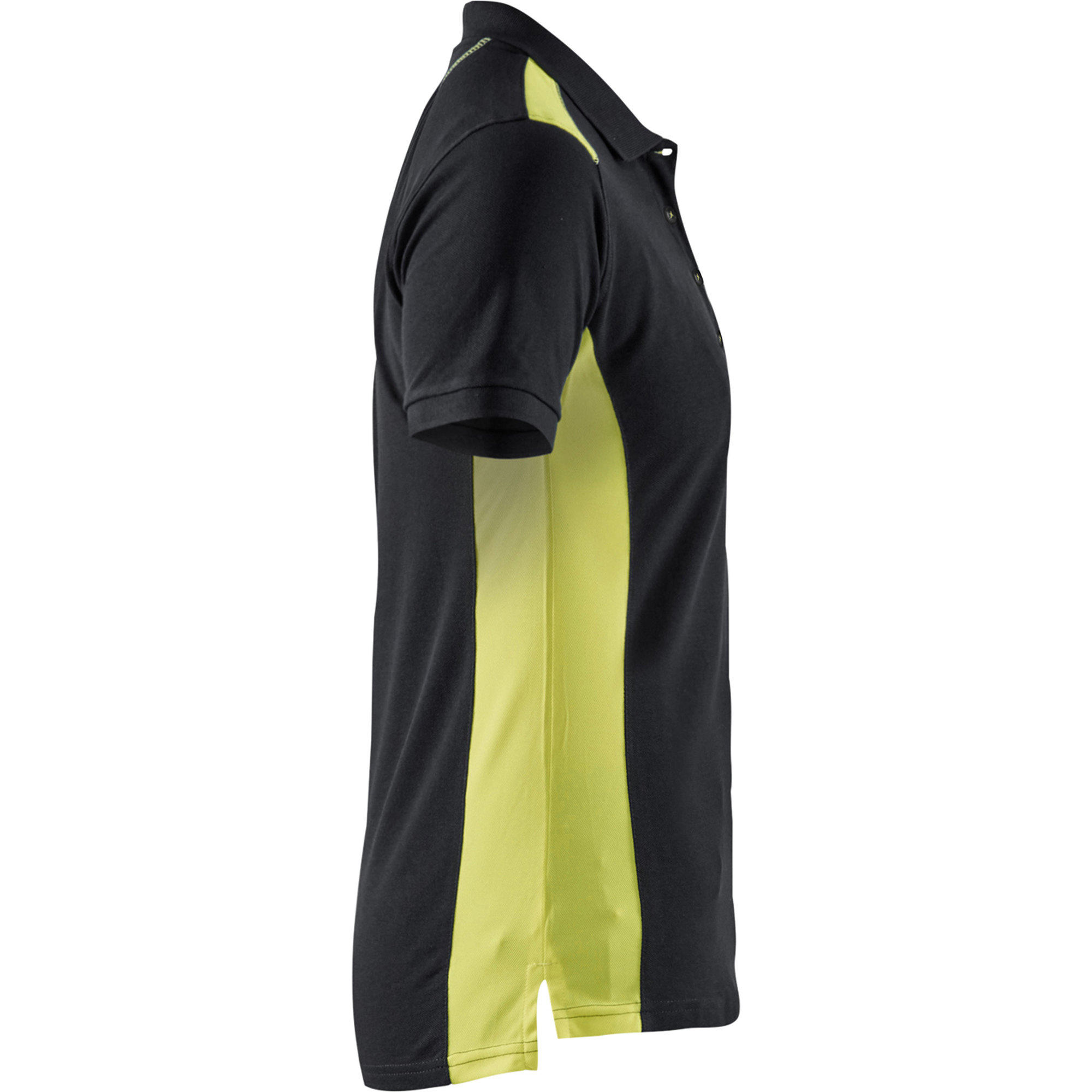 Blaklader Ladies Polo Shirt, Black/Yellow (2)