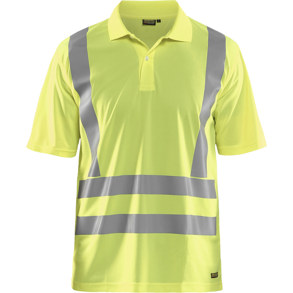 Blaklader High Vis UV Protection Polo Shirt, Yellow