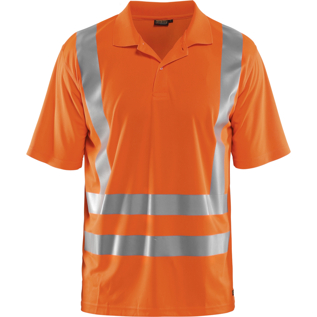 Blaklader High Vis UV Protection Polo Shirt, Orange