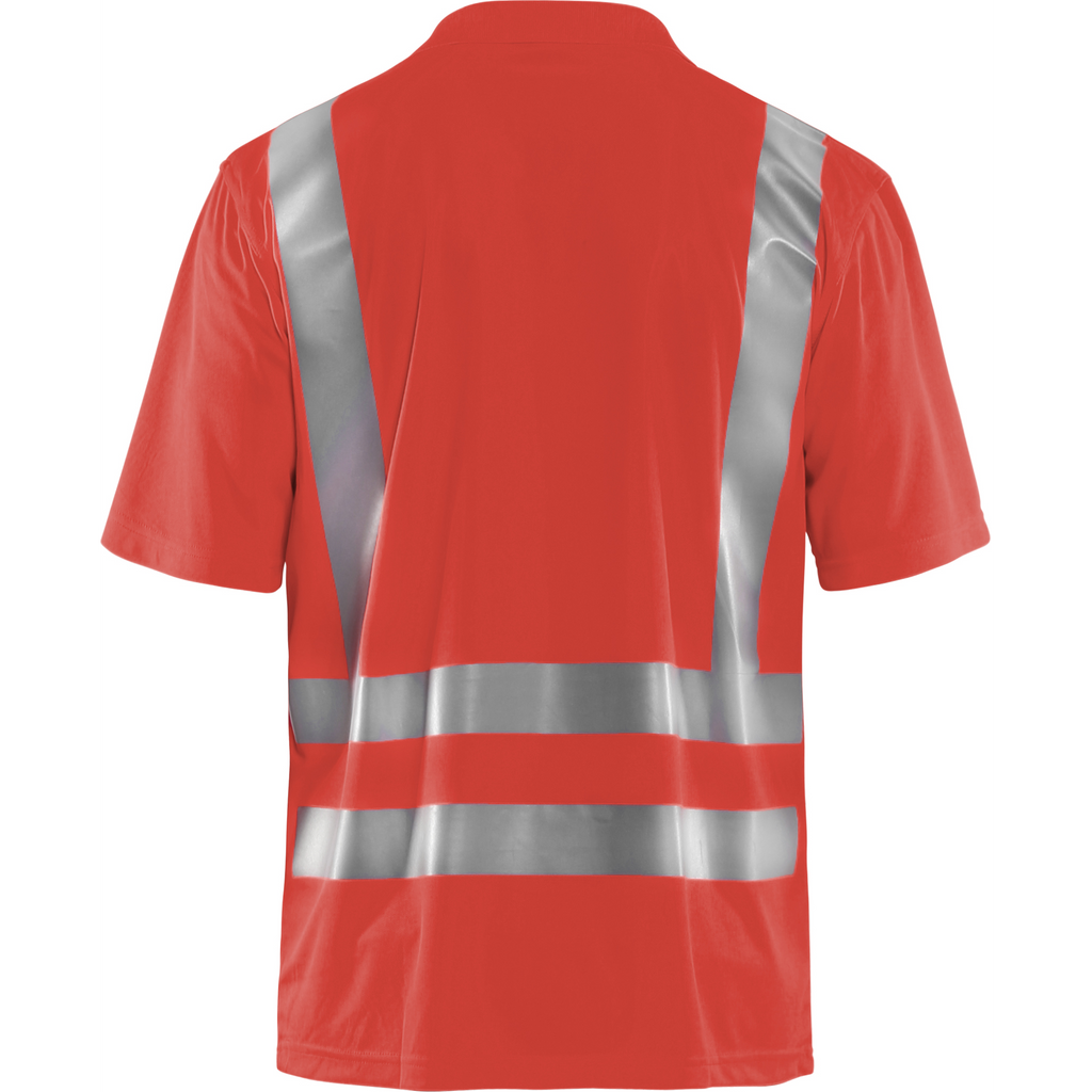 Blaklader High Vis UV Protection Polo Shirt, Red (4)