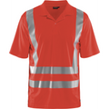 Blaklader High Vis UV Protection Polo Shirt, Red