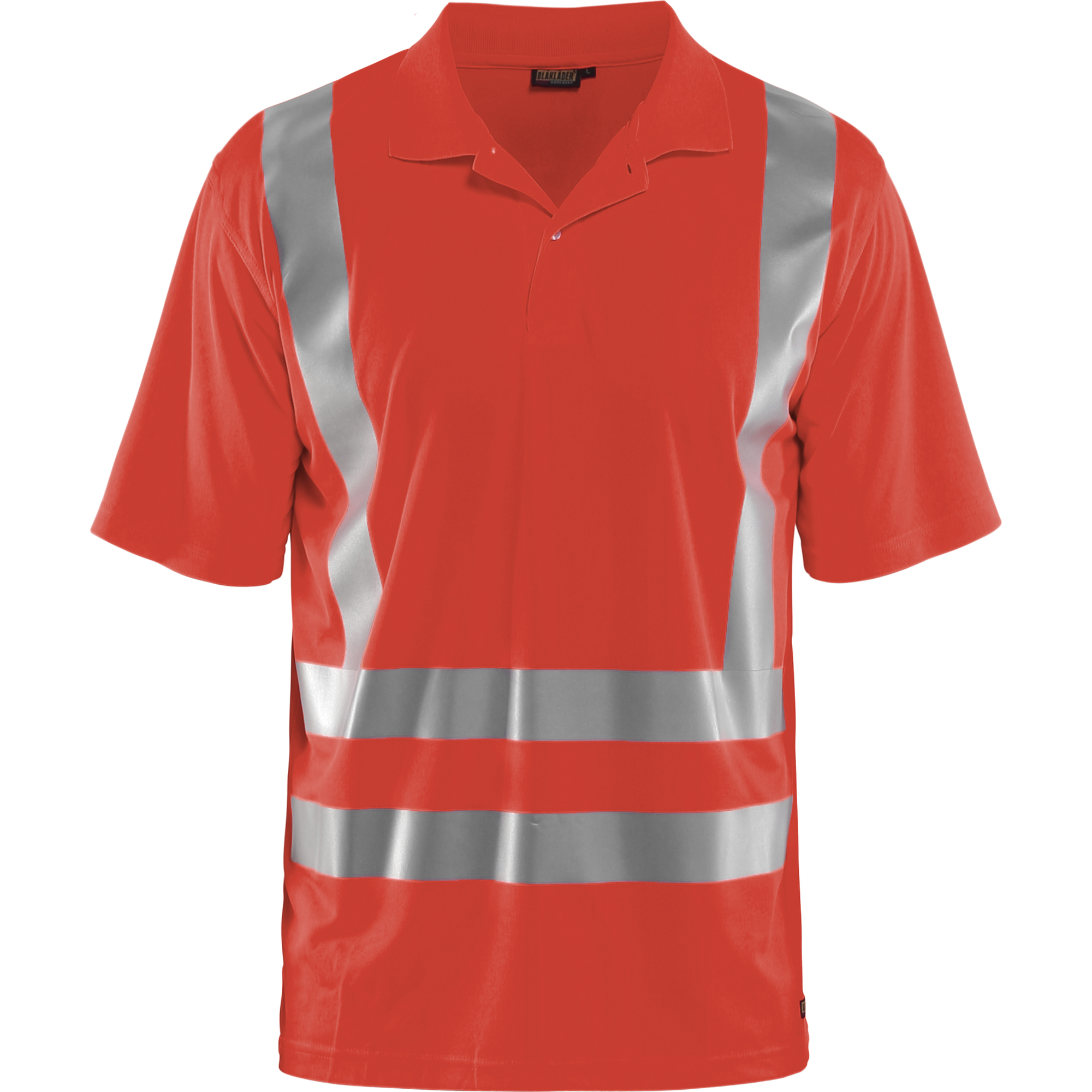Blaklader High Vis UV Protection Polo Shirt, Red