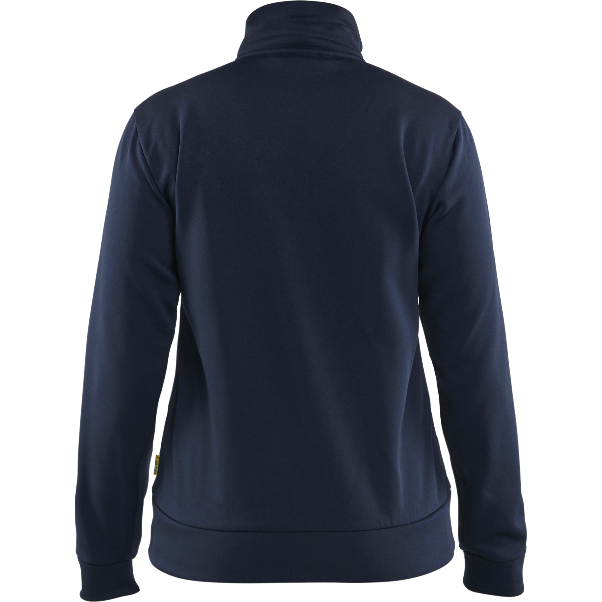 Blaklader Ladies Zip Sweatshirt, Dark Navy/Yellow (4)