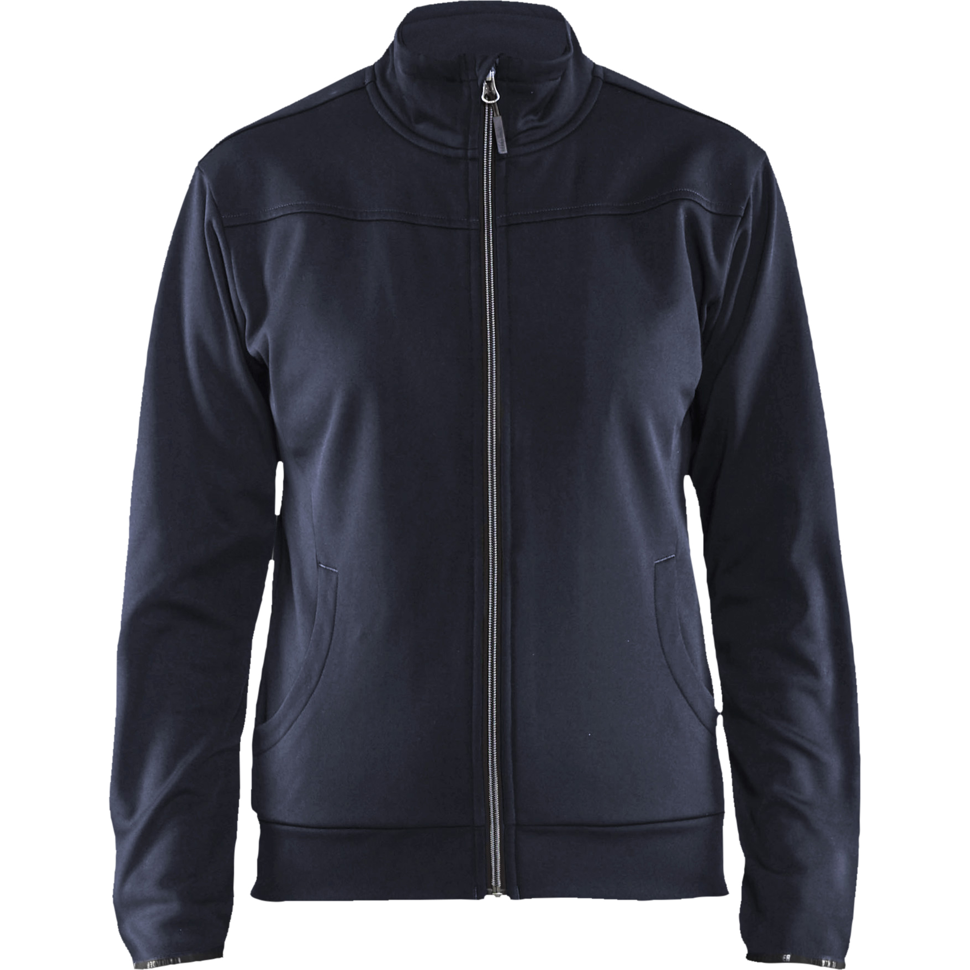 Blaklader Ladies Zip Sweatshirt, Dark Navy/Black