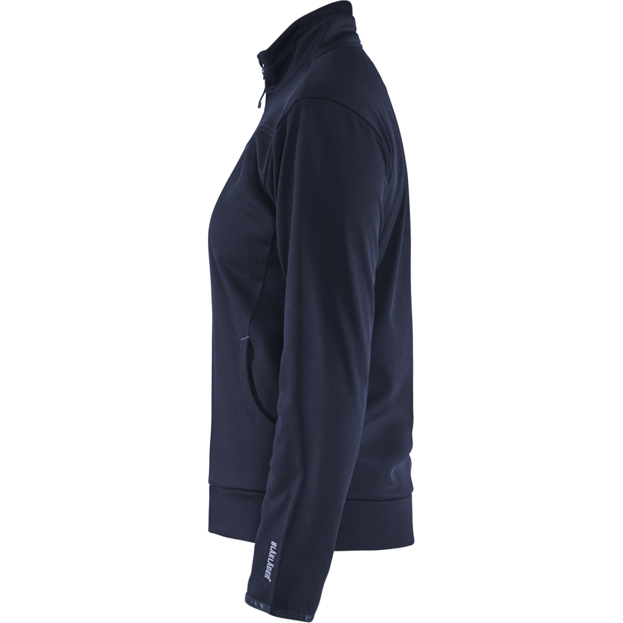 Blaklader Ladies Zip Sweatshirt, Dark Navy/Black (3)