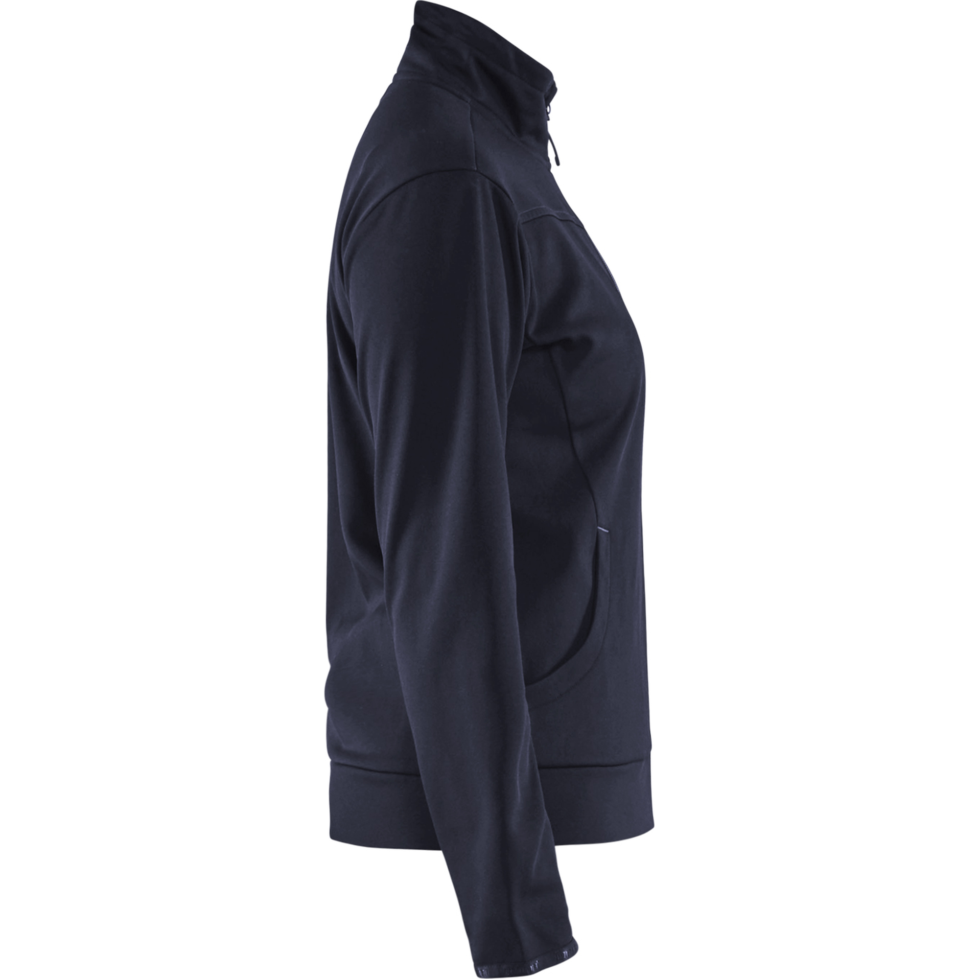 Blaklader Ladies Zip Sweatshirt, Dark Navy/Black (2)