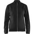 Blaklader Ladies Zip Sweatshirt, Black/Dark Grey