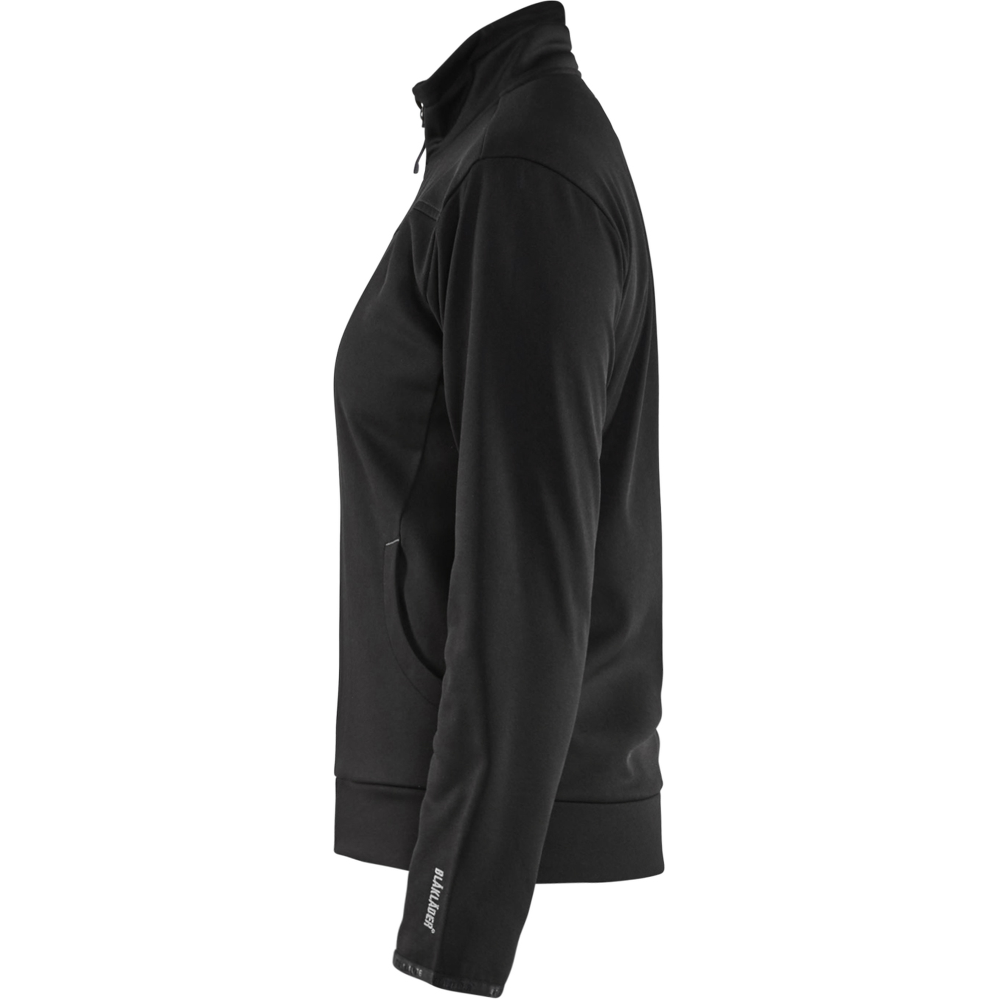 Blaklader Ladies Zip Sweatshirt, Black/Dark Grey (3)