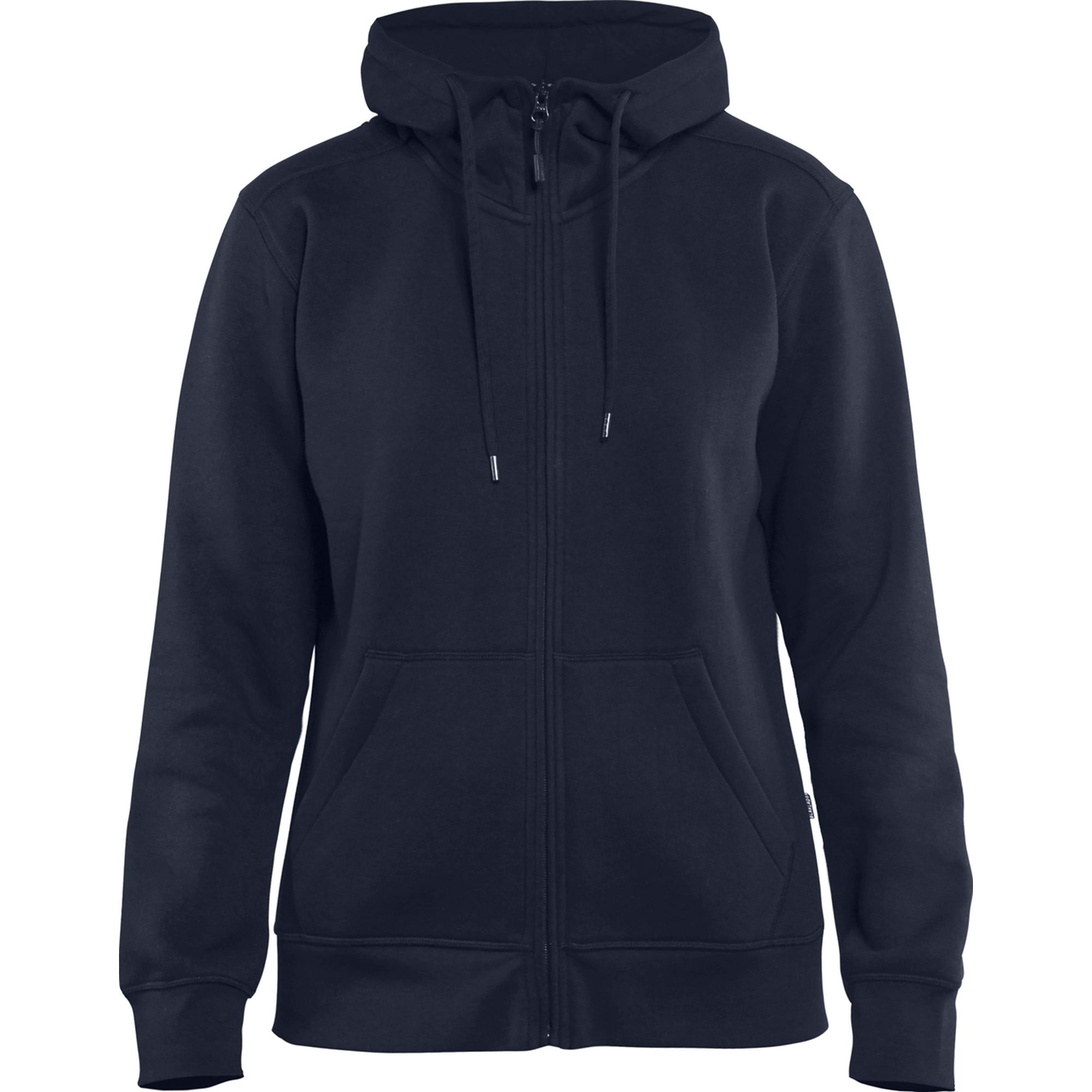 Blaklader Ladies Zip Hoodie, Navy Blue
