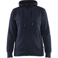 Blaklader Women's Zip Hoodie, Dark Navy Blue