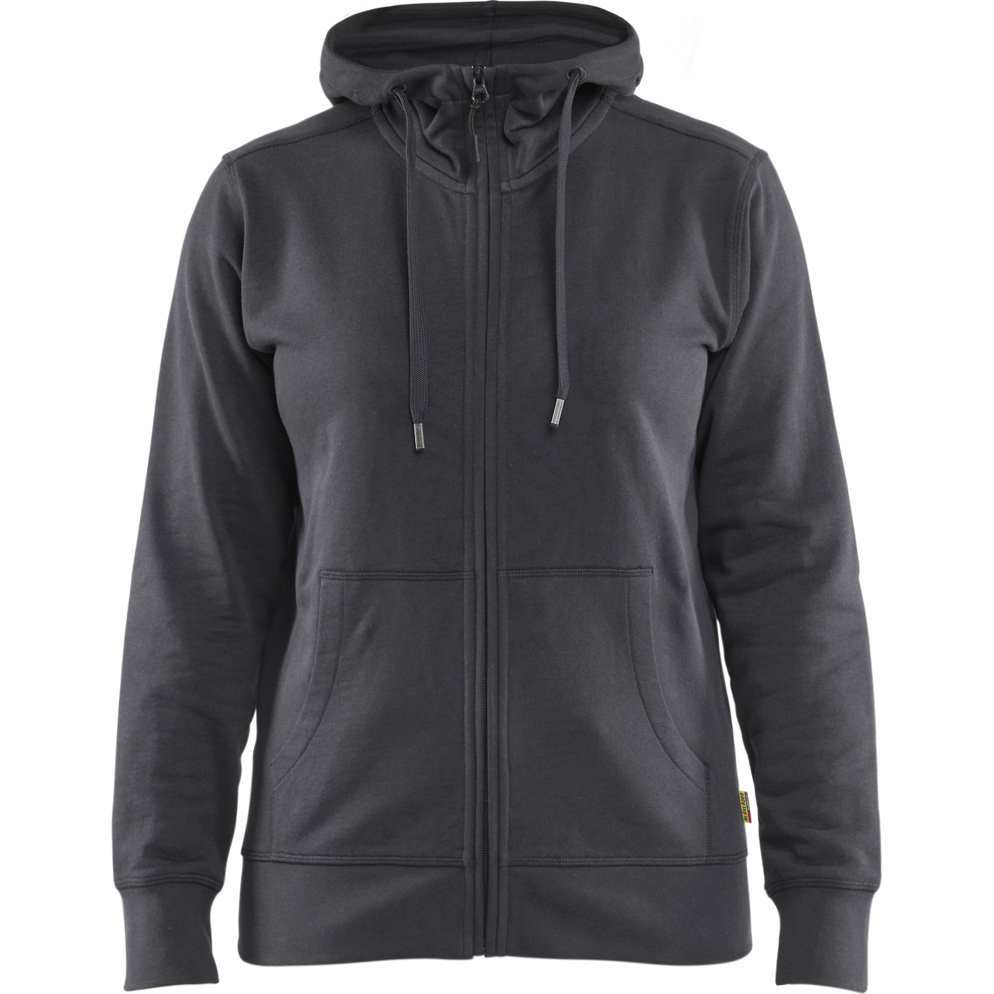 Blaklader Ladies Zip Hoodie, Mid Grey
