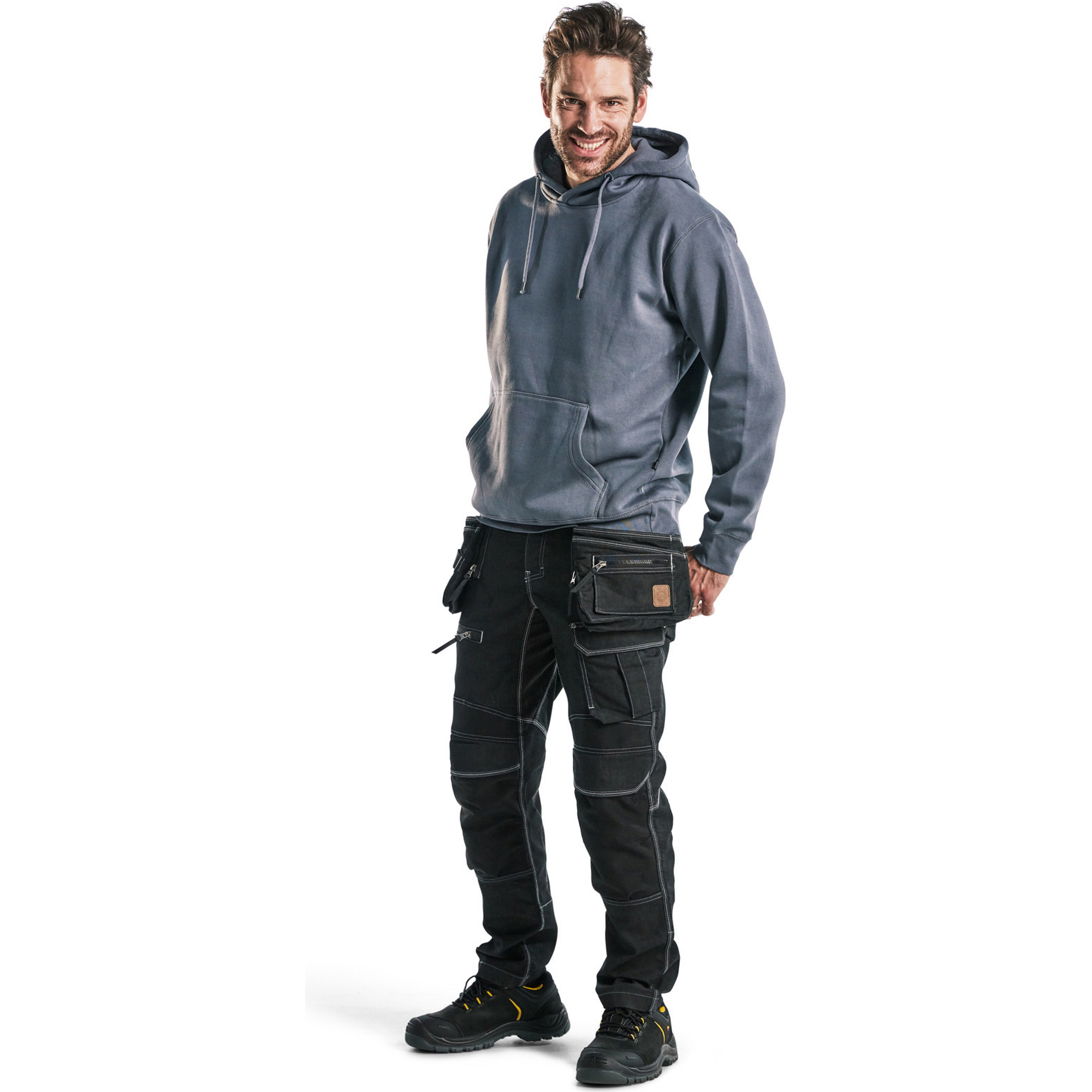 Blaklader Hooded Sweatshirt, Grey (5)