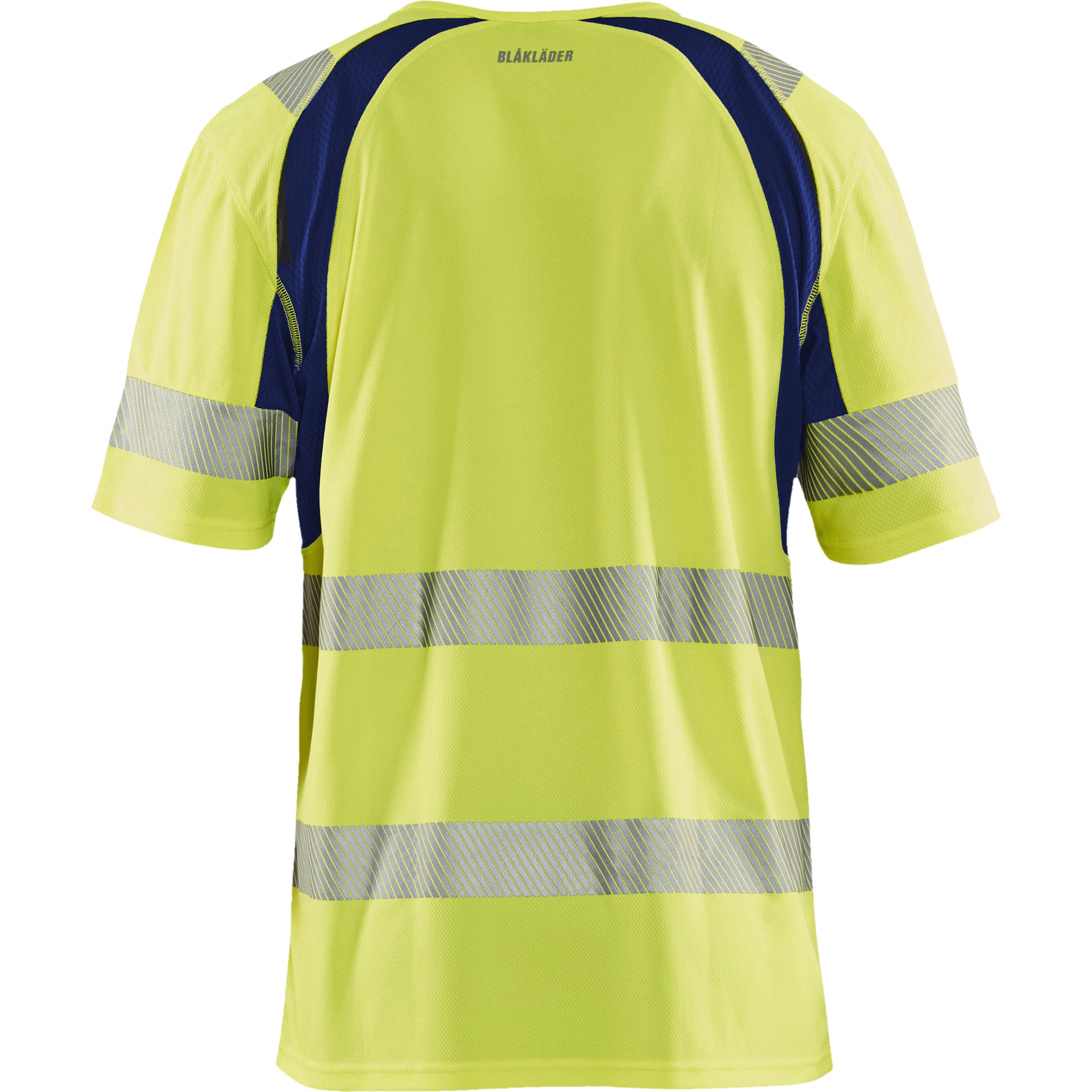 Blaklader High Vis UV Protection T-Shirt, Yellow/Navy Blue (4)