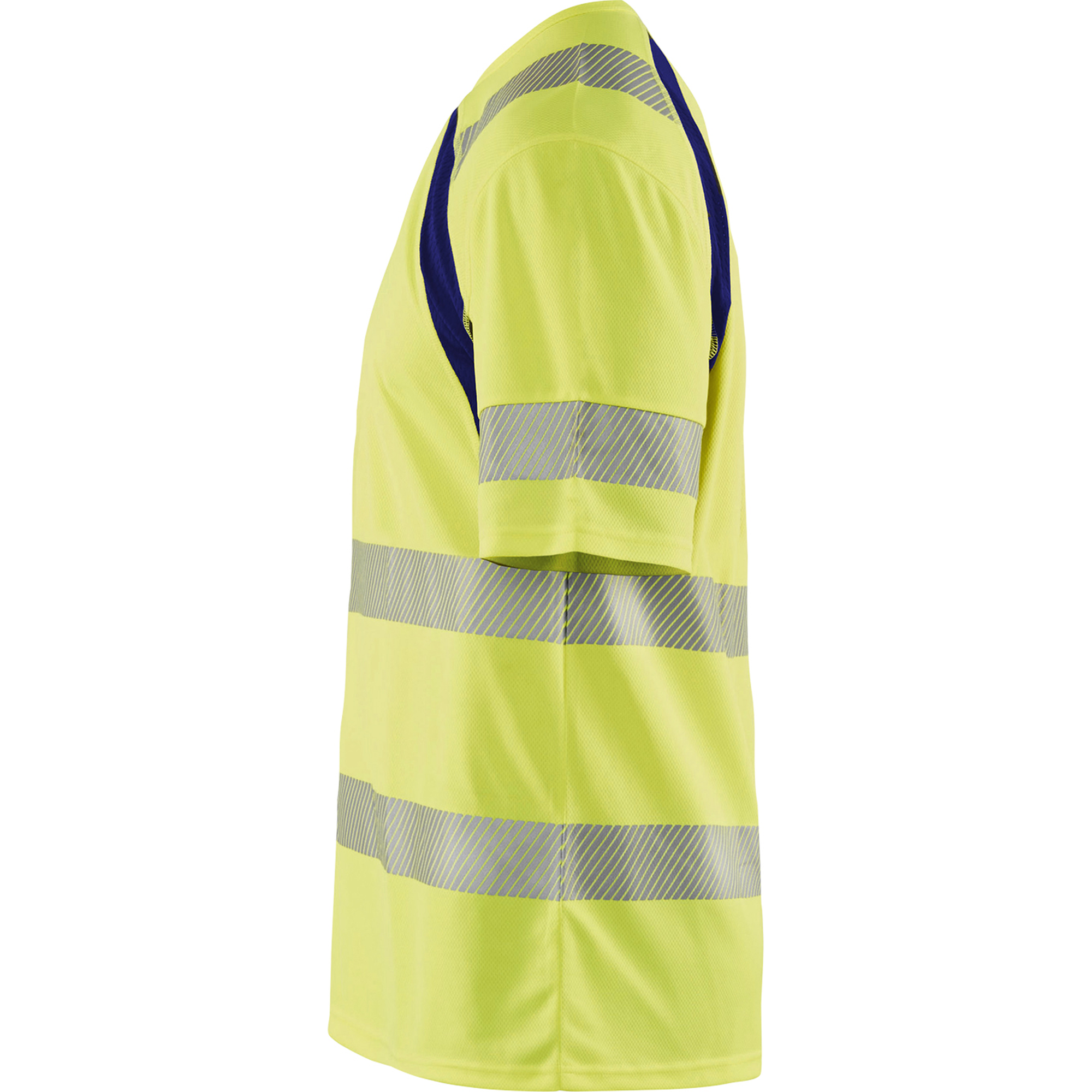 Blaklader High Vis UV Protection T-Shirt, Yellow/Navy Blue (3)