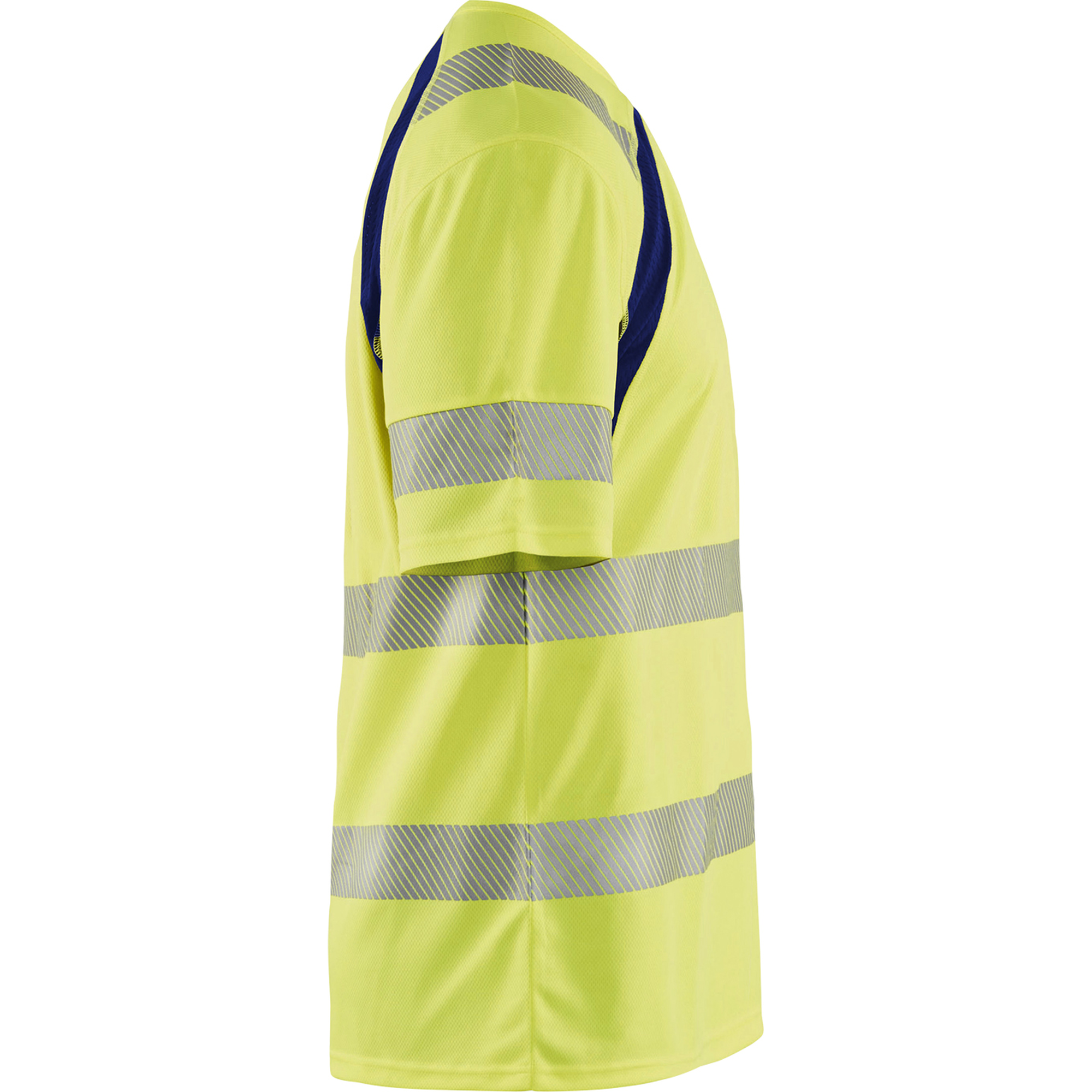 Blaklader High Vis UV Protection T-Shirt, Yellow/Navy Blue (2)