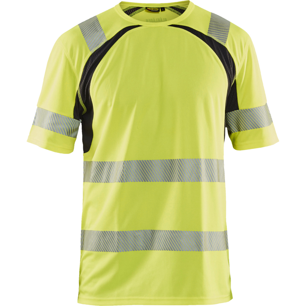 Blaklader High Vis UV Protection T-Shirt, Yellow/Black