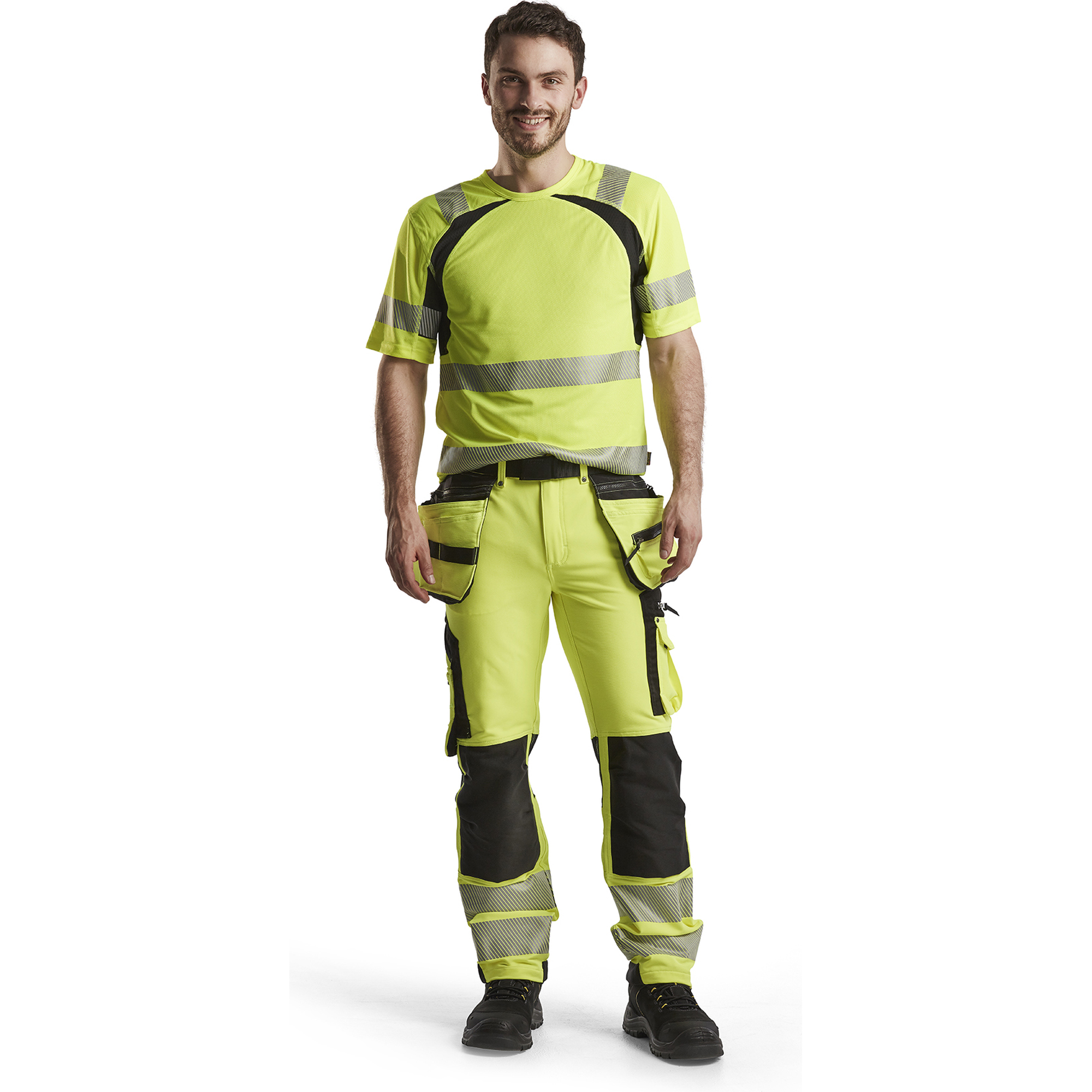 Blaklader High Vis UV Protection T-Shirt, Yellow/Black (6)