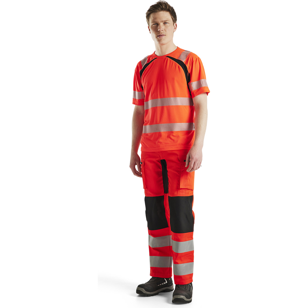 Blaklader High Vis UV Protection T-Shirt, Red/Black (5)