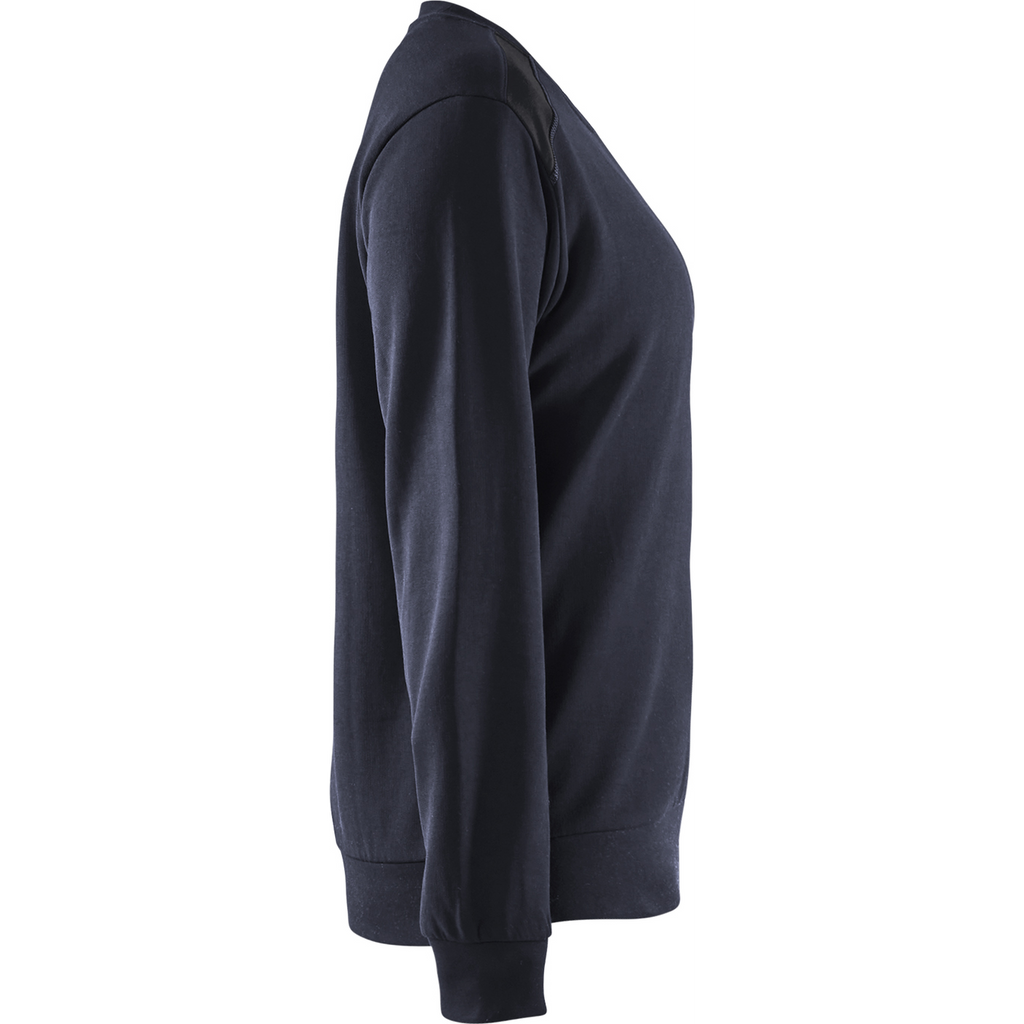 Blaklader Ladies Sweatshirt, Dark Navy/Black (2)