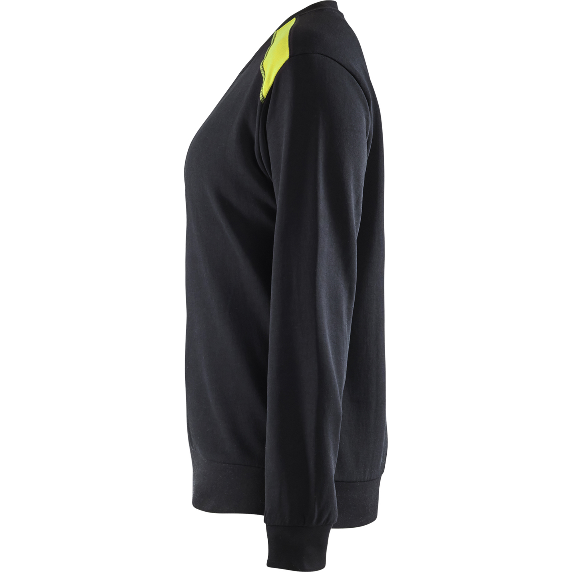 Blaklader Women's Sweatshirt, Black/Yellow (3)