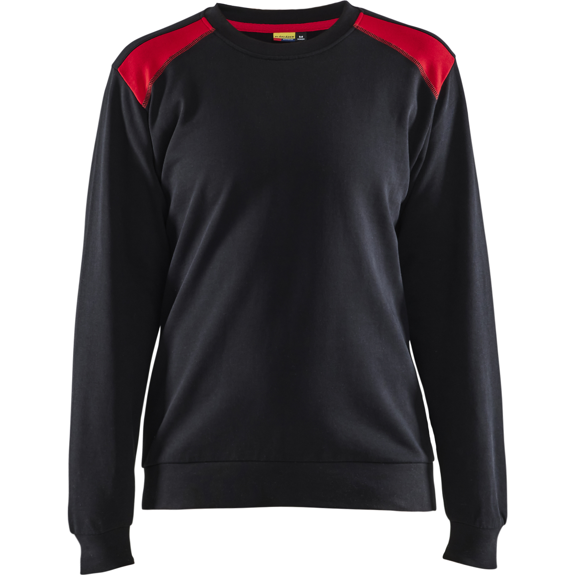 Blaklader Women's Sweatshirt, Black/Red