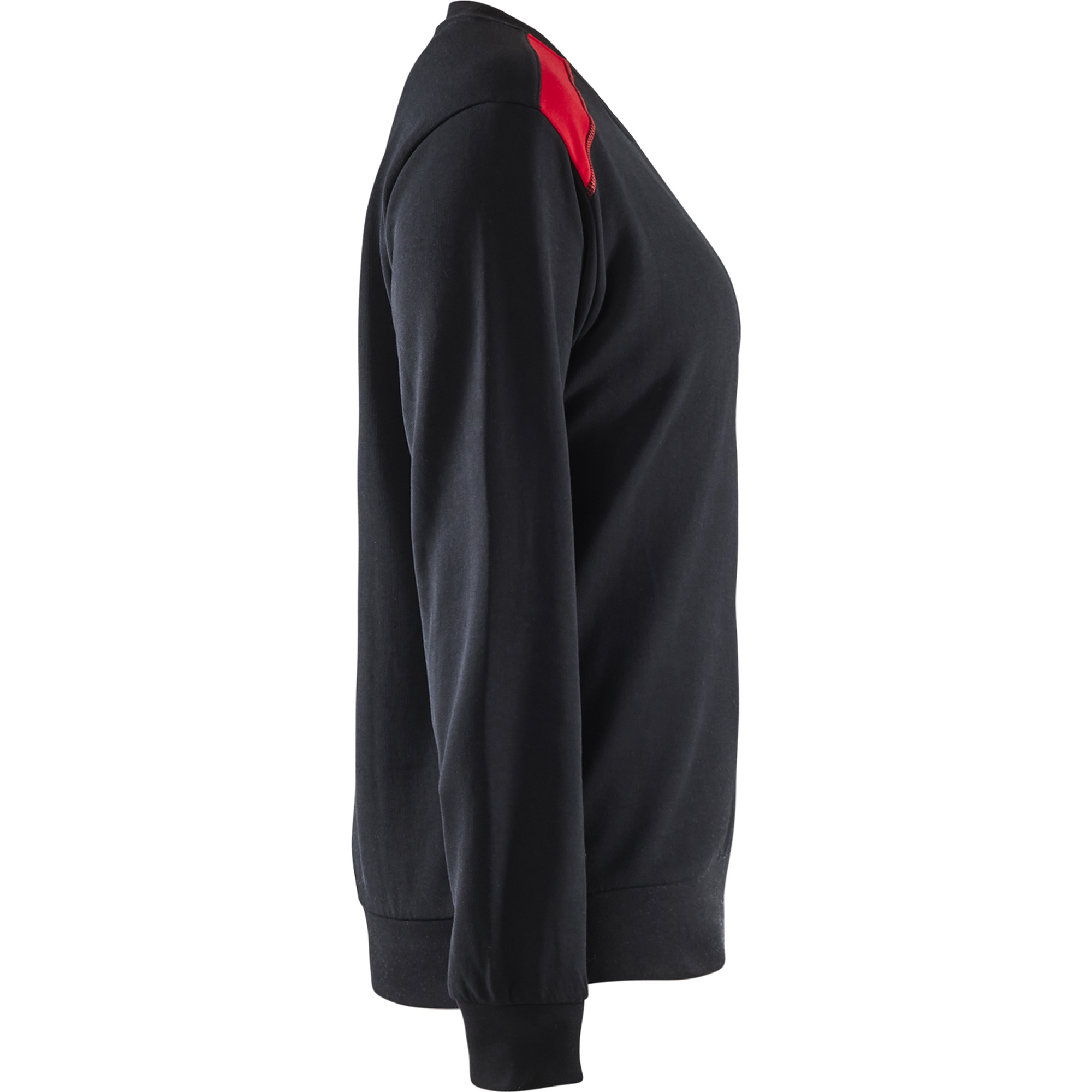 Blaklader Women's Sweatshirt, Black/Red (2)