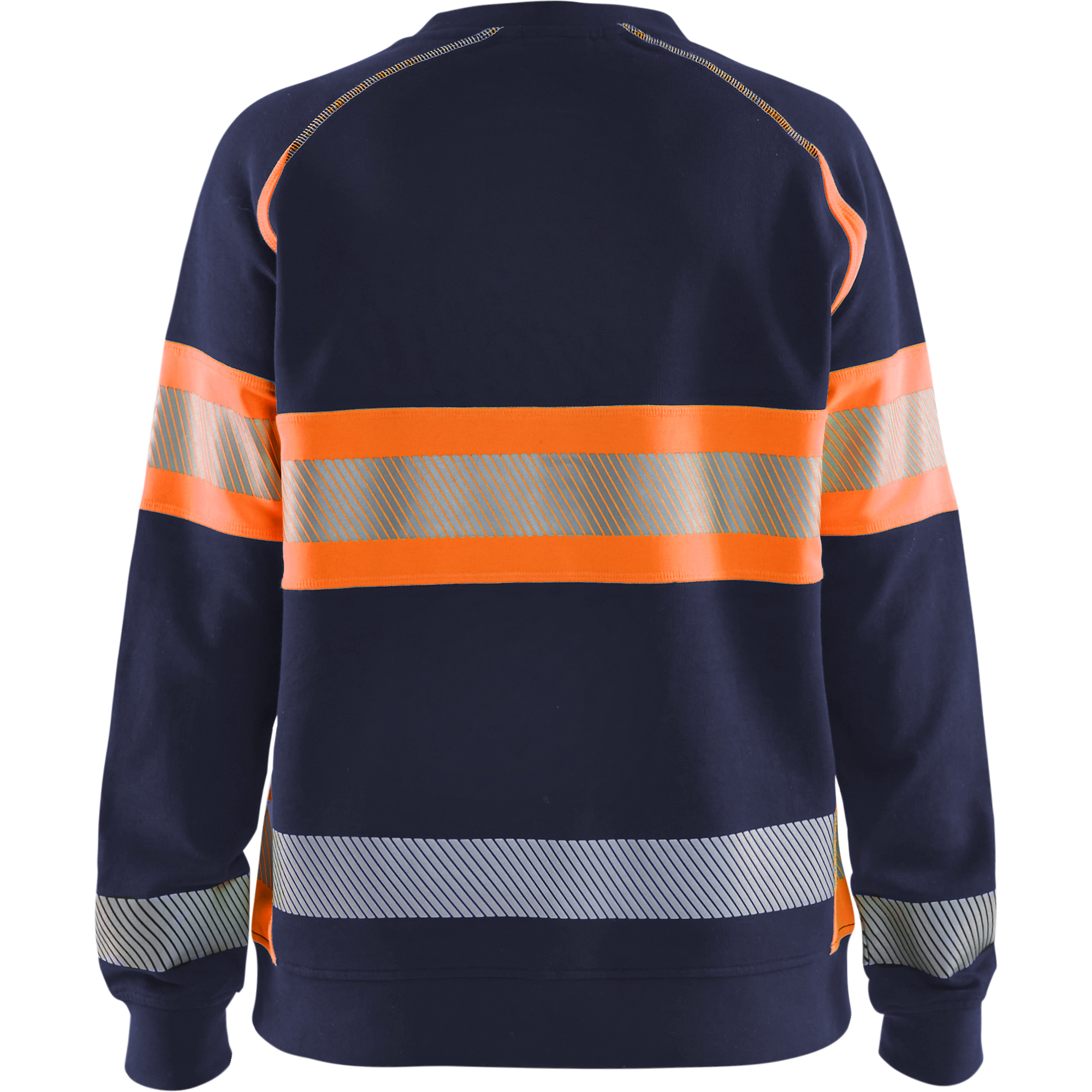 Blaklader High Vis Women's Sweatshirt, Navy Blue/Orange (4)