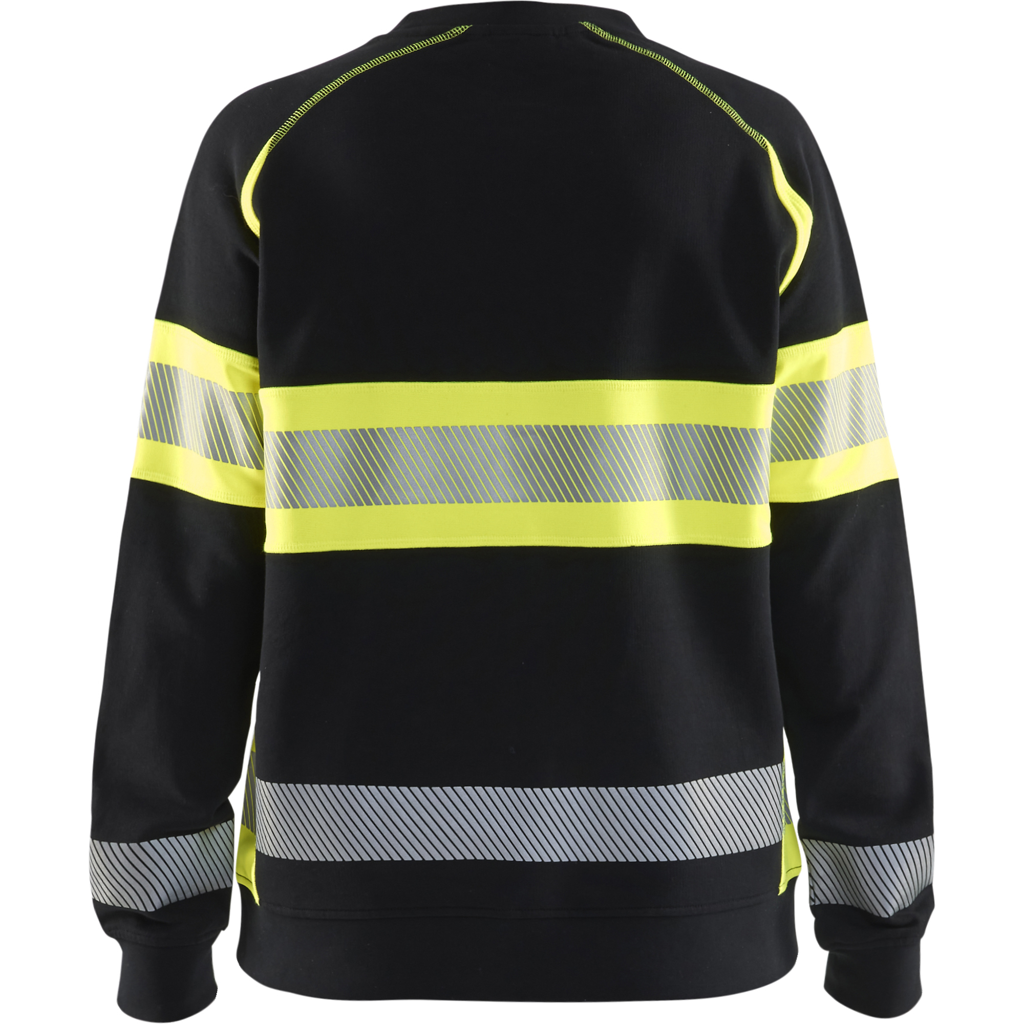 Blaklader High Vis Women's Sweatshirt, Black/Yellow (4)