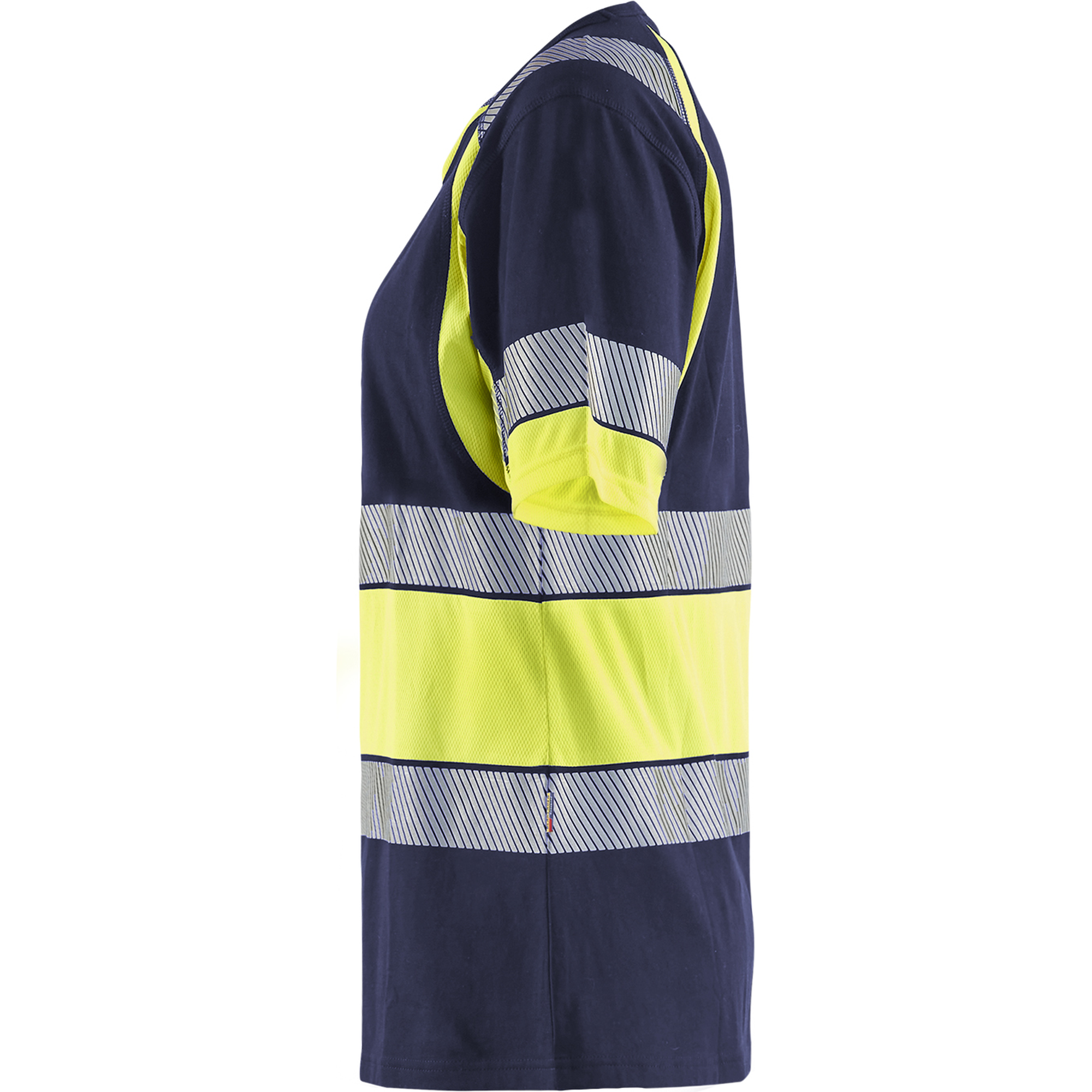 Blaklader High Vis Women's T-Shirt, Navy Blue/Yellow (3)