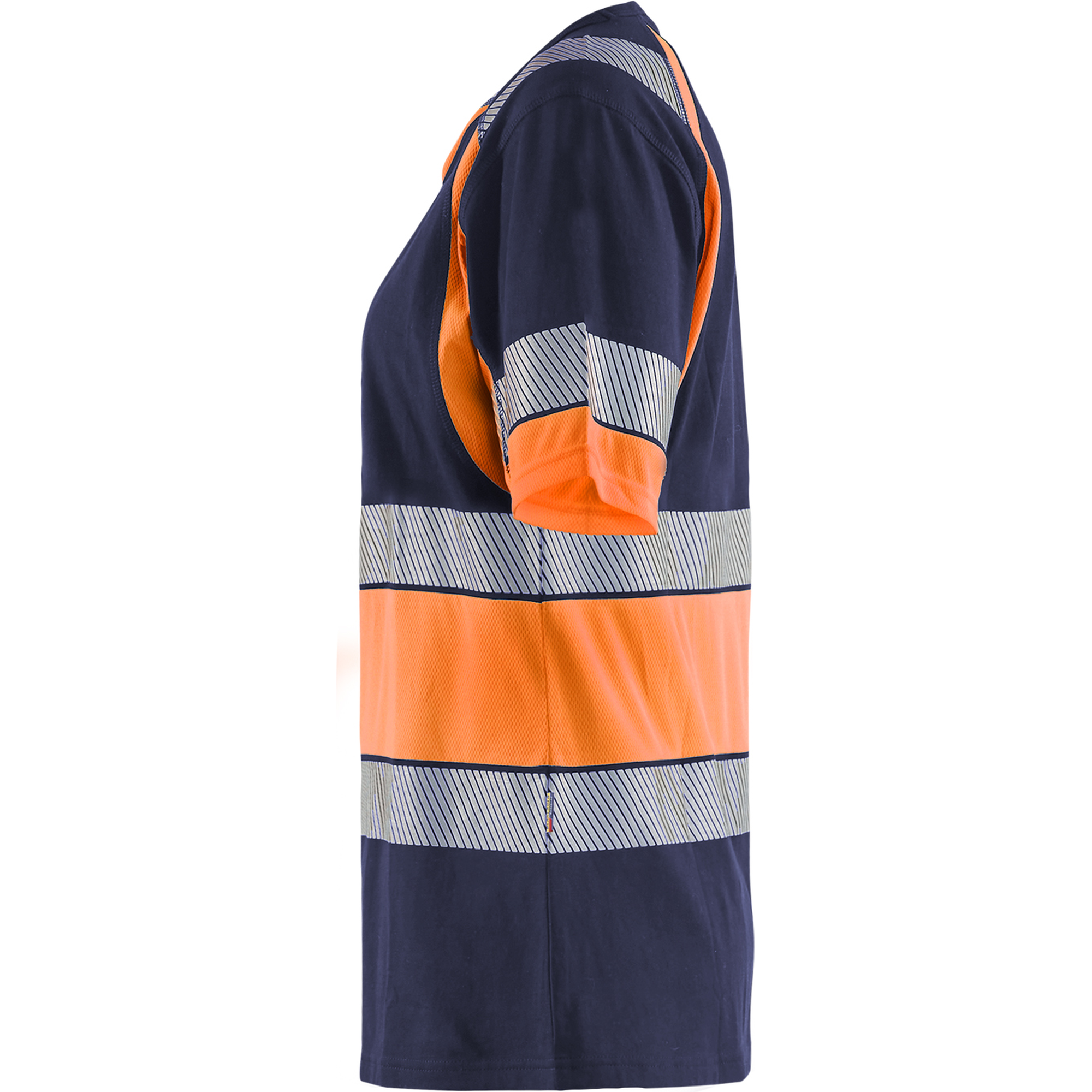 Blaklader High Vis Ladies T-Shirt, Navy Blue/Orange (3)