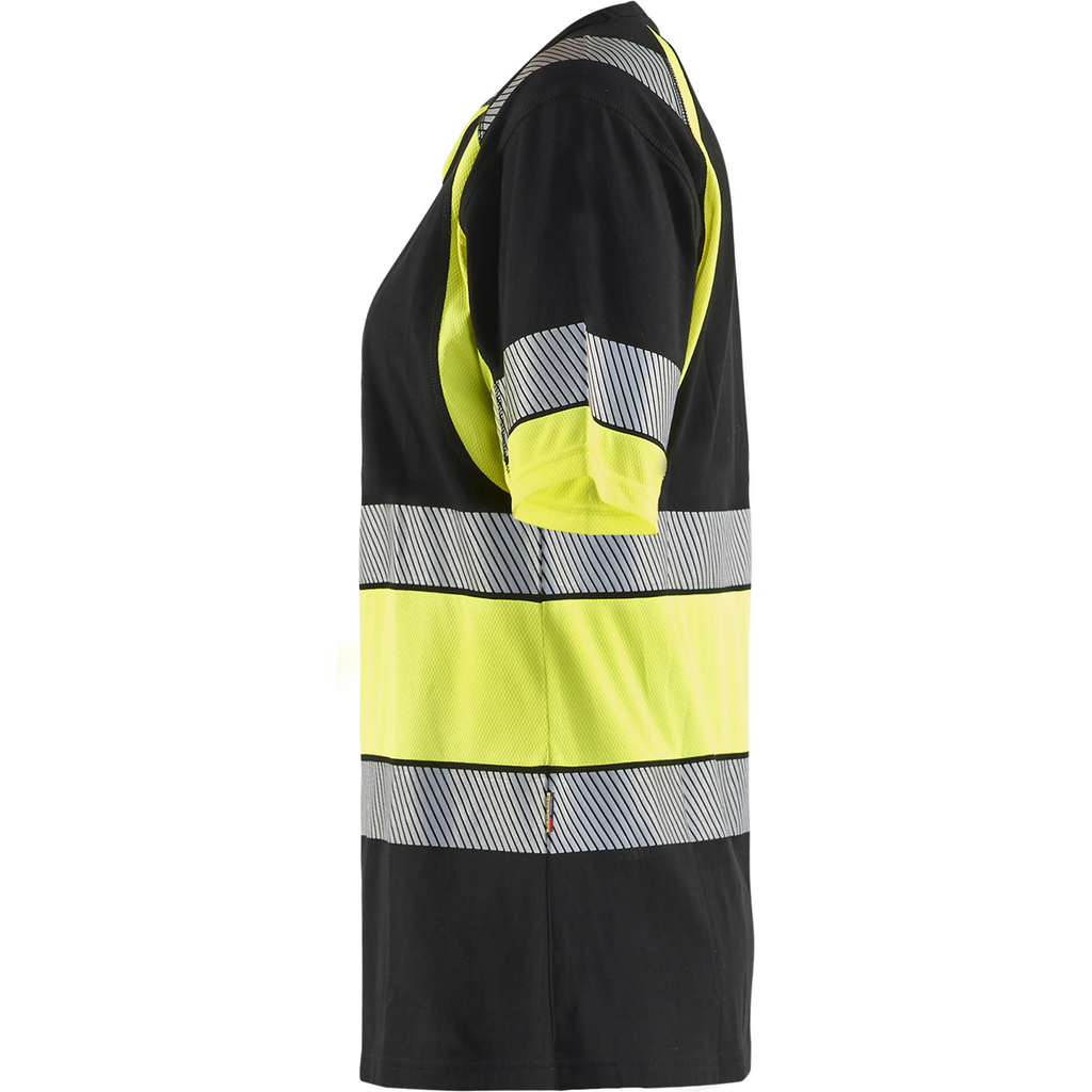Blaklader High Vis Ladies T-Shirt, Black/Yellow (3)