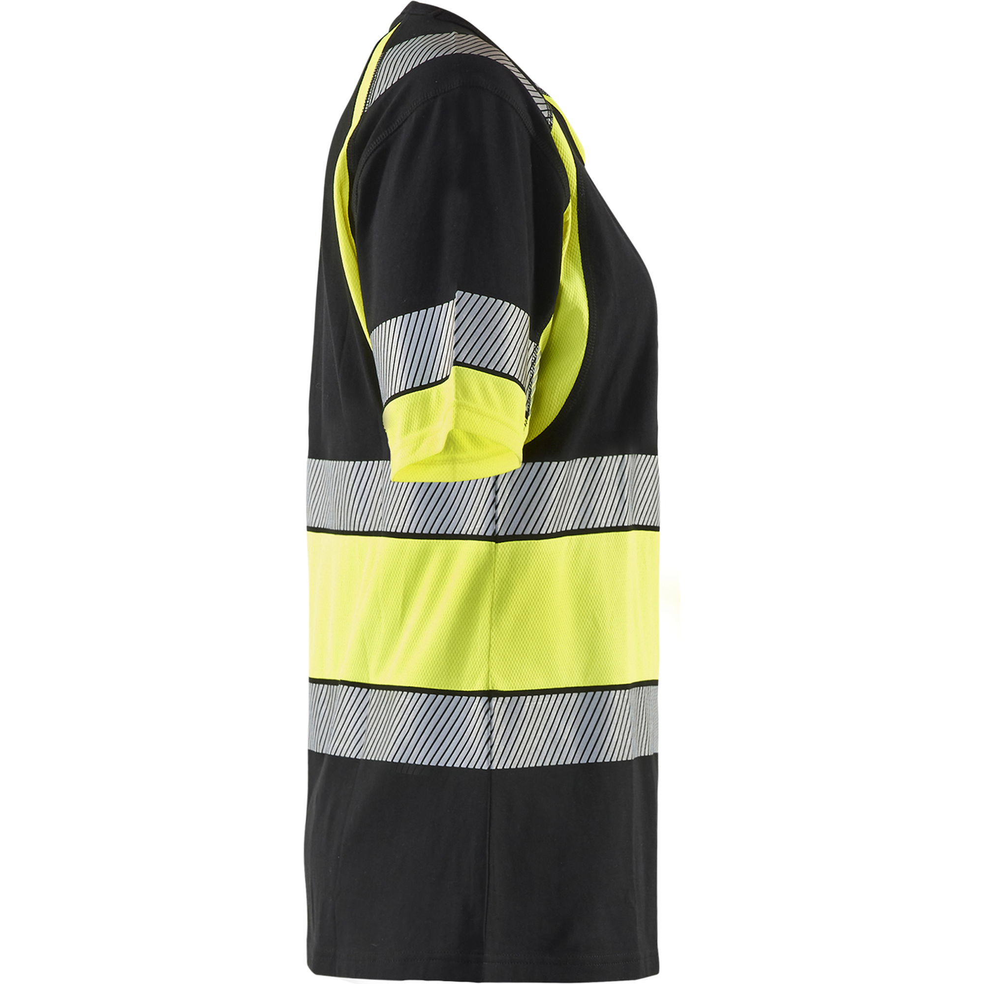 Blaklader High Vis Ladies T-Shirt, Black/Yellow (2)