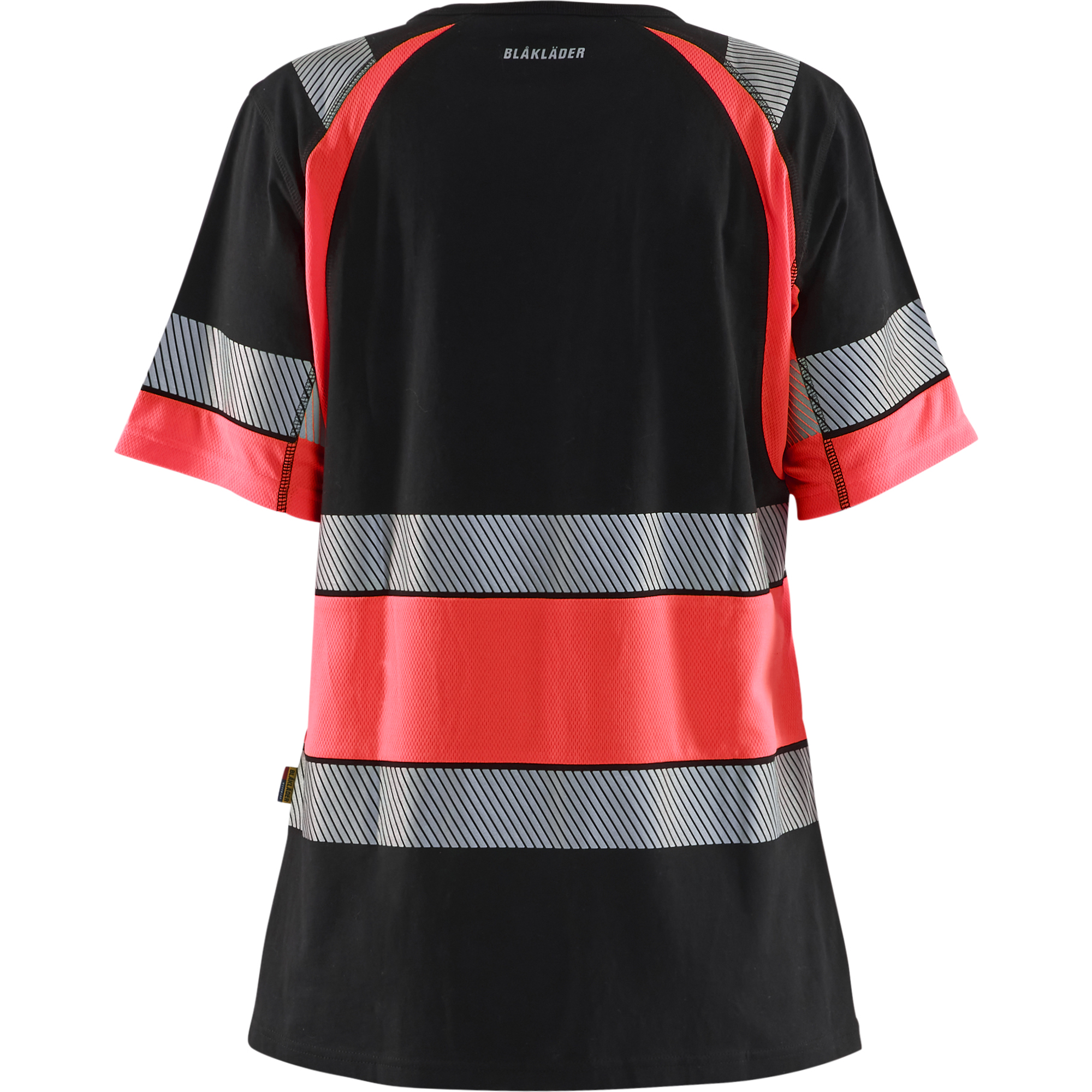 Blaklader High Vis Women's T-Shirt, Black/High Vis Red (4)