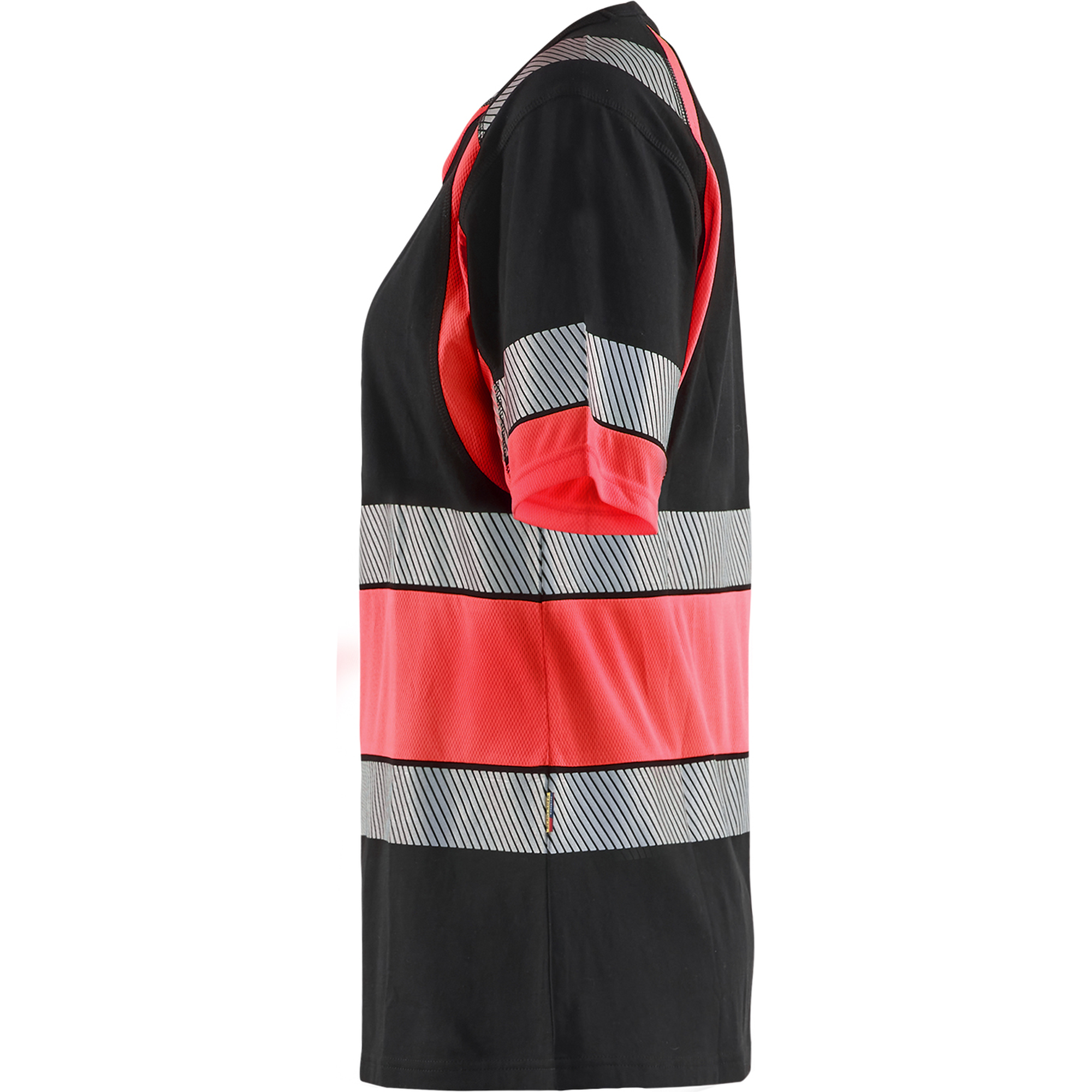 Blaklader High Vis Women's T-Shirt, Black/High Vis Red (3)