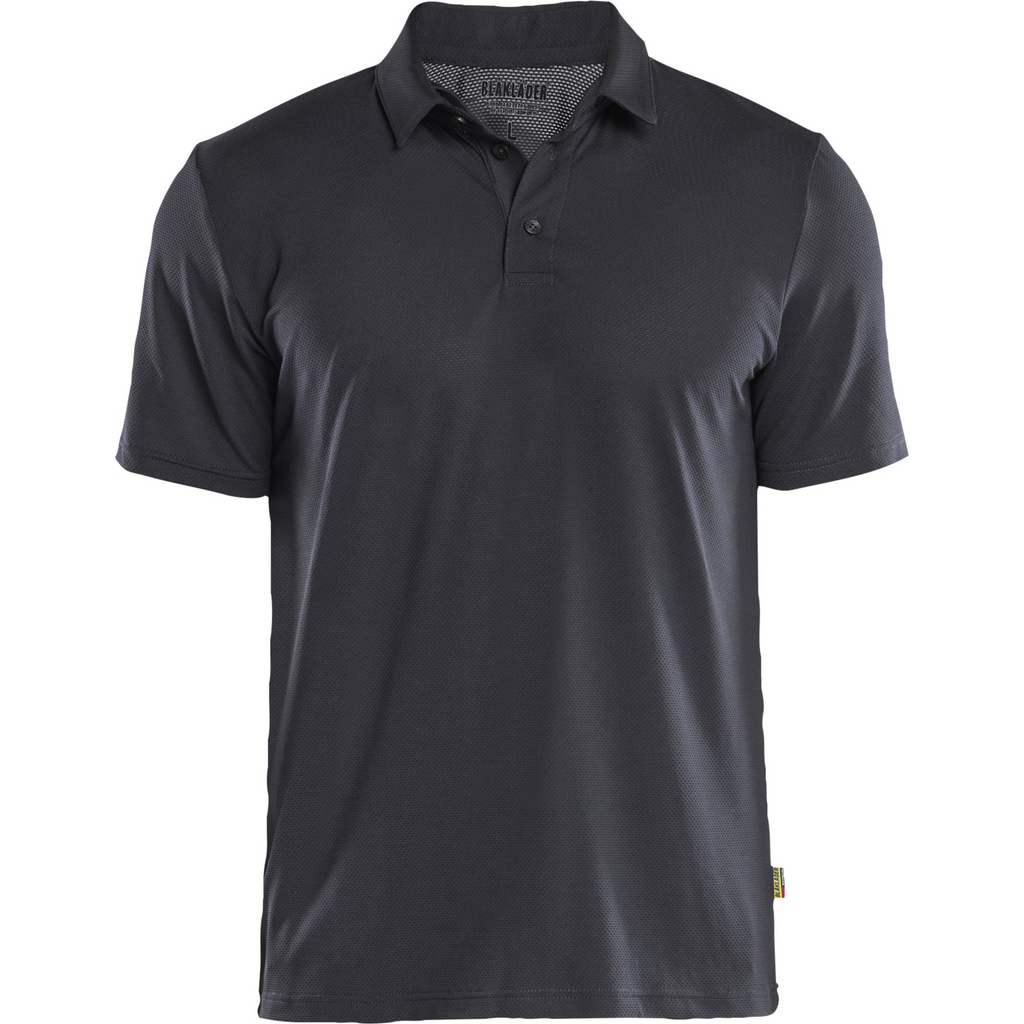 Blaklader Functional UV Protection Polo Shirt, Medium Grey