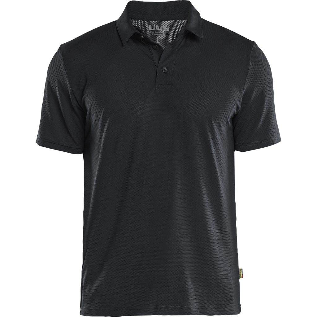 Blaklader Functional UV Protection Polo Shirt, Black