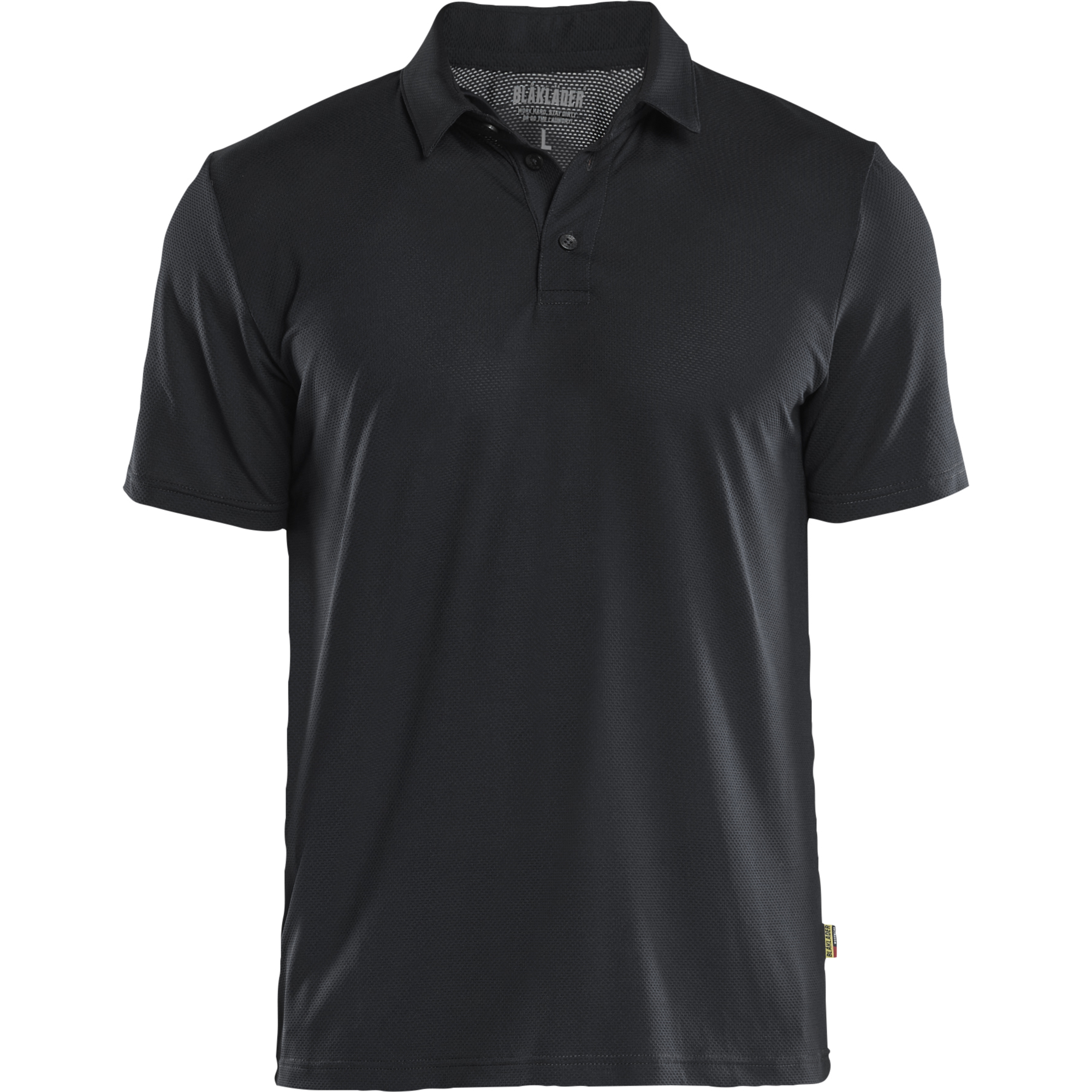 Blaklader Functional UV Protection Polo Shirt, Black