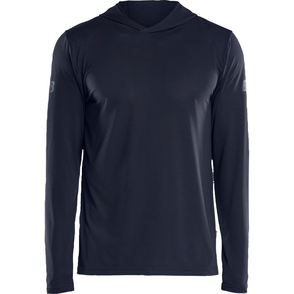 Blaklader Functional Hoodie with UV Protection, Dark Navy Blue