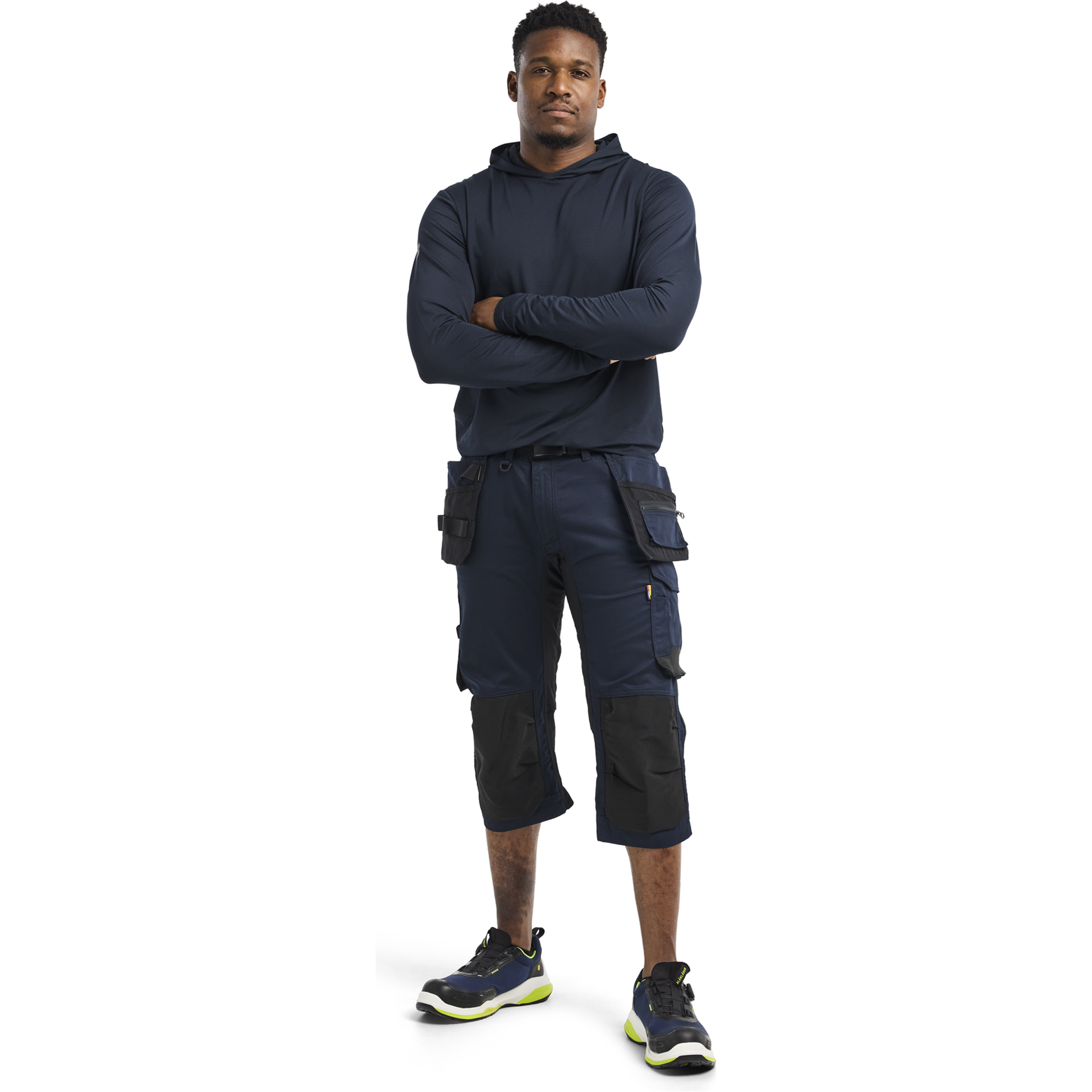 Blaklader Functional Hoodie with UV Protection, Dark Navy Blue (5)