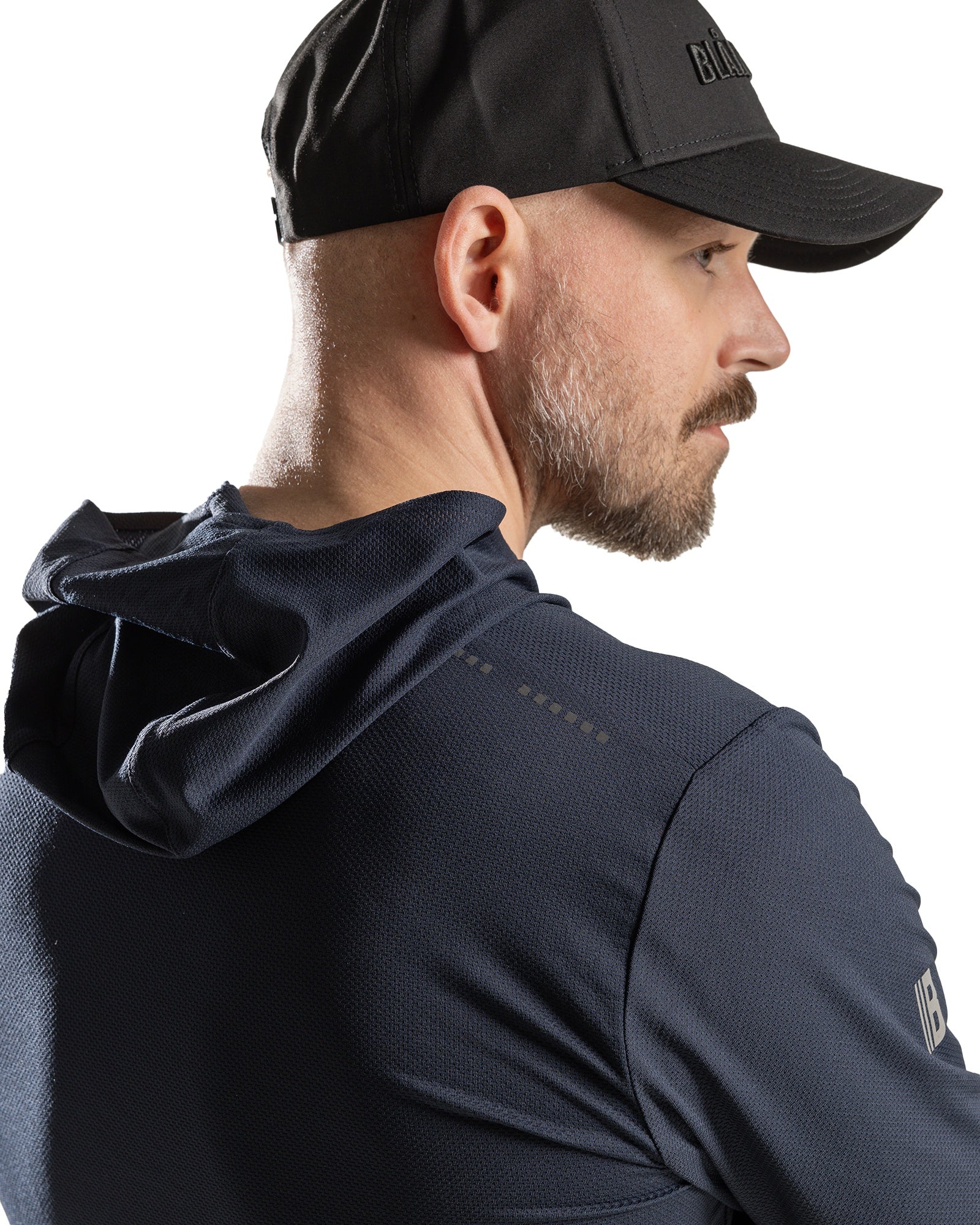 Blaklader Functional Hoodie with UV Protection, Dark Navy Blue (8)