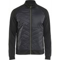 Blaklader Hybrid Sweater, Black/Hi-Vis Yellow