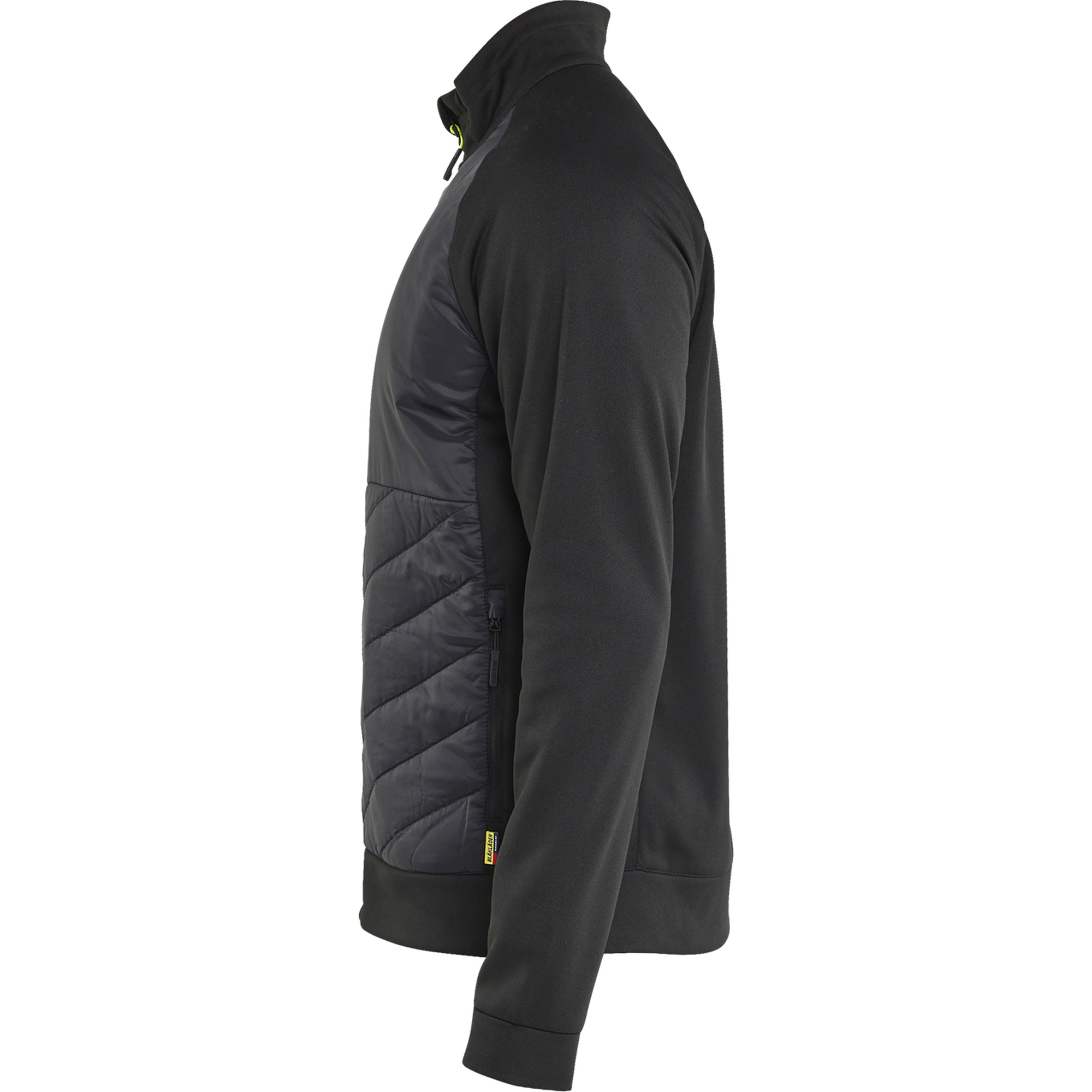 Blaklader Hybrid Sweater, Black/Hi-Vis Yellow (3)