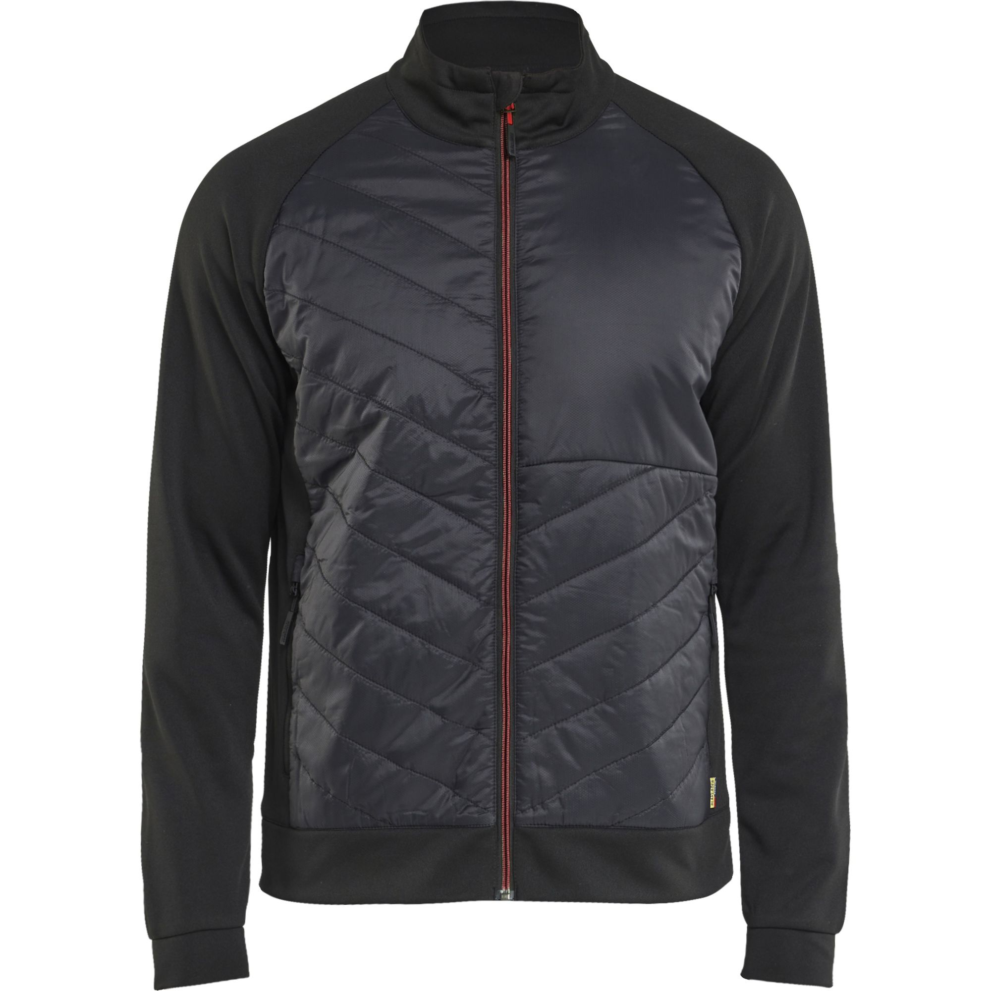 Blaklader Hybrid Sweatshirt, Black/Red