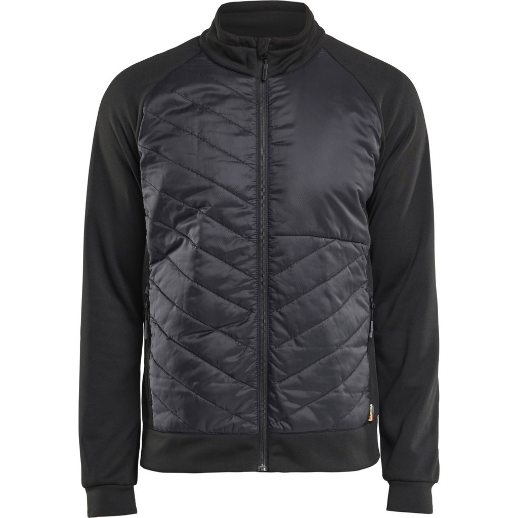 Blaklader Hybrid Sweater, Black/Dark Grey