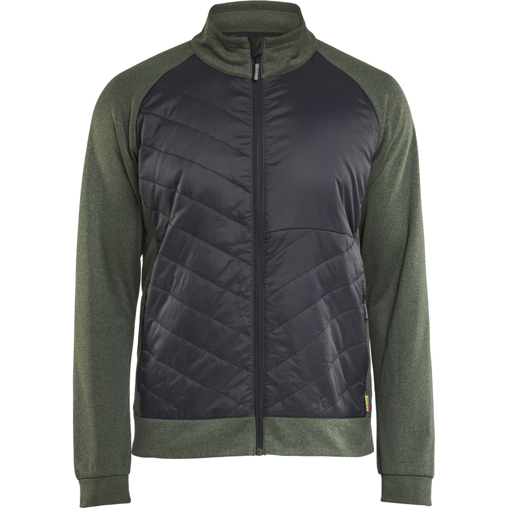 Blaklader Hybrid Sweatshirt, Autumn Green/Black