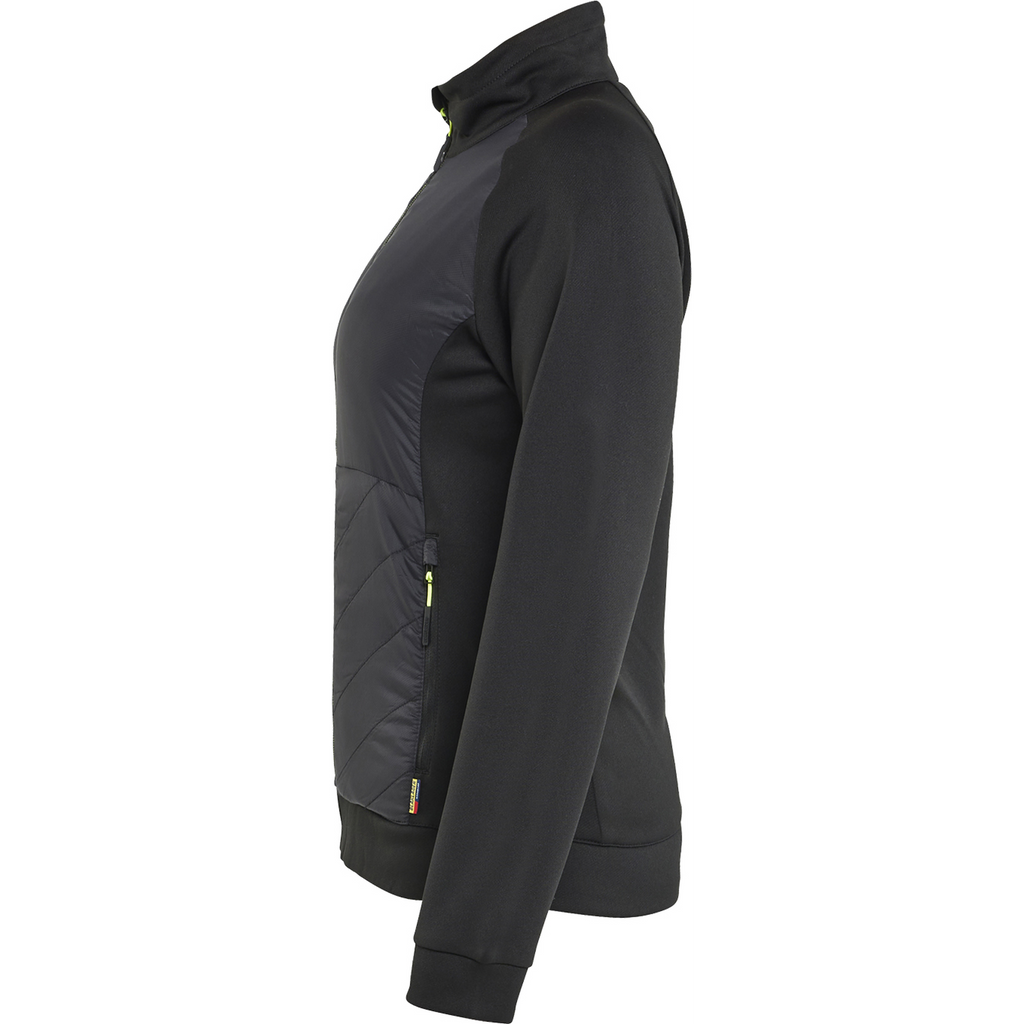 Blaklader Ladies Hybrid Sweater, Black/Yellow (3)