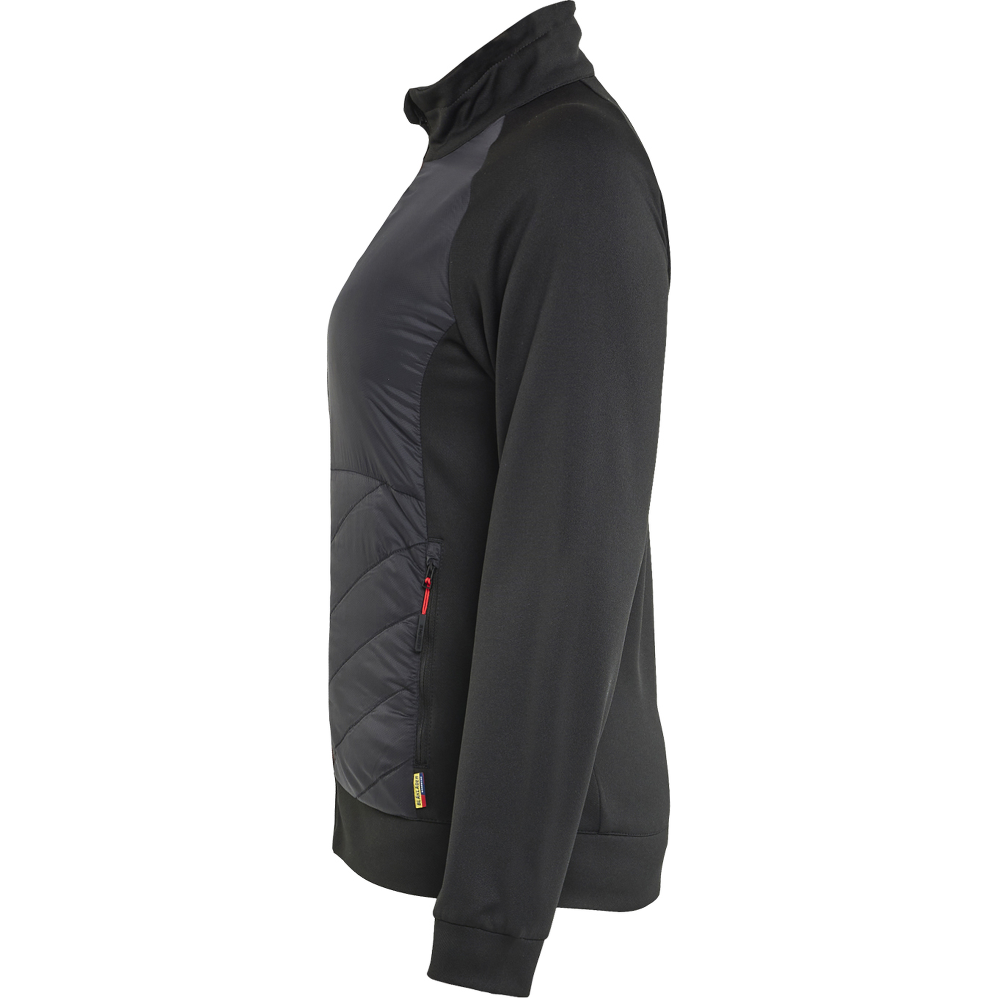 Blaklader Ladies Hybrid Sweatshirt, Black/Red (3)